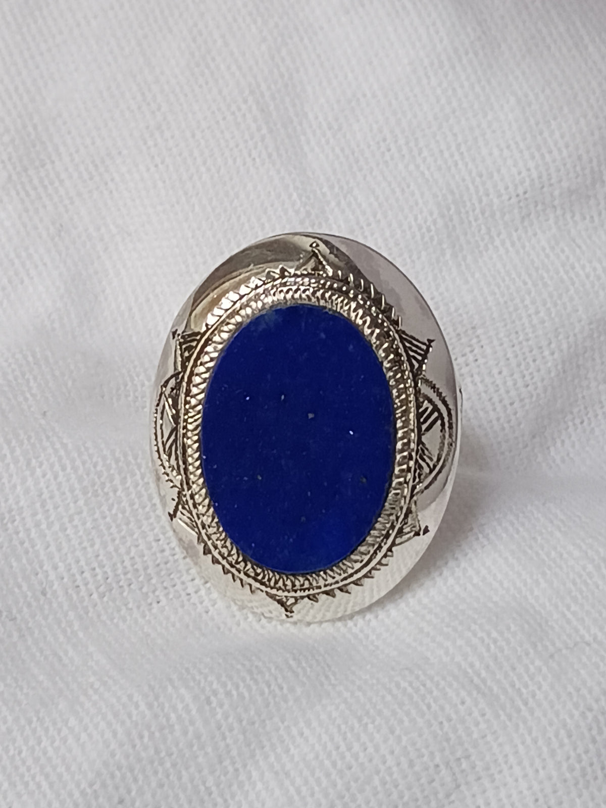 Bague touareg en argent massif