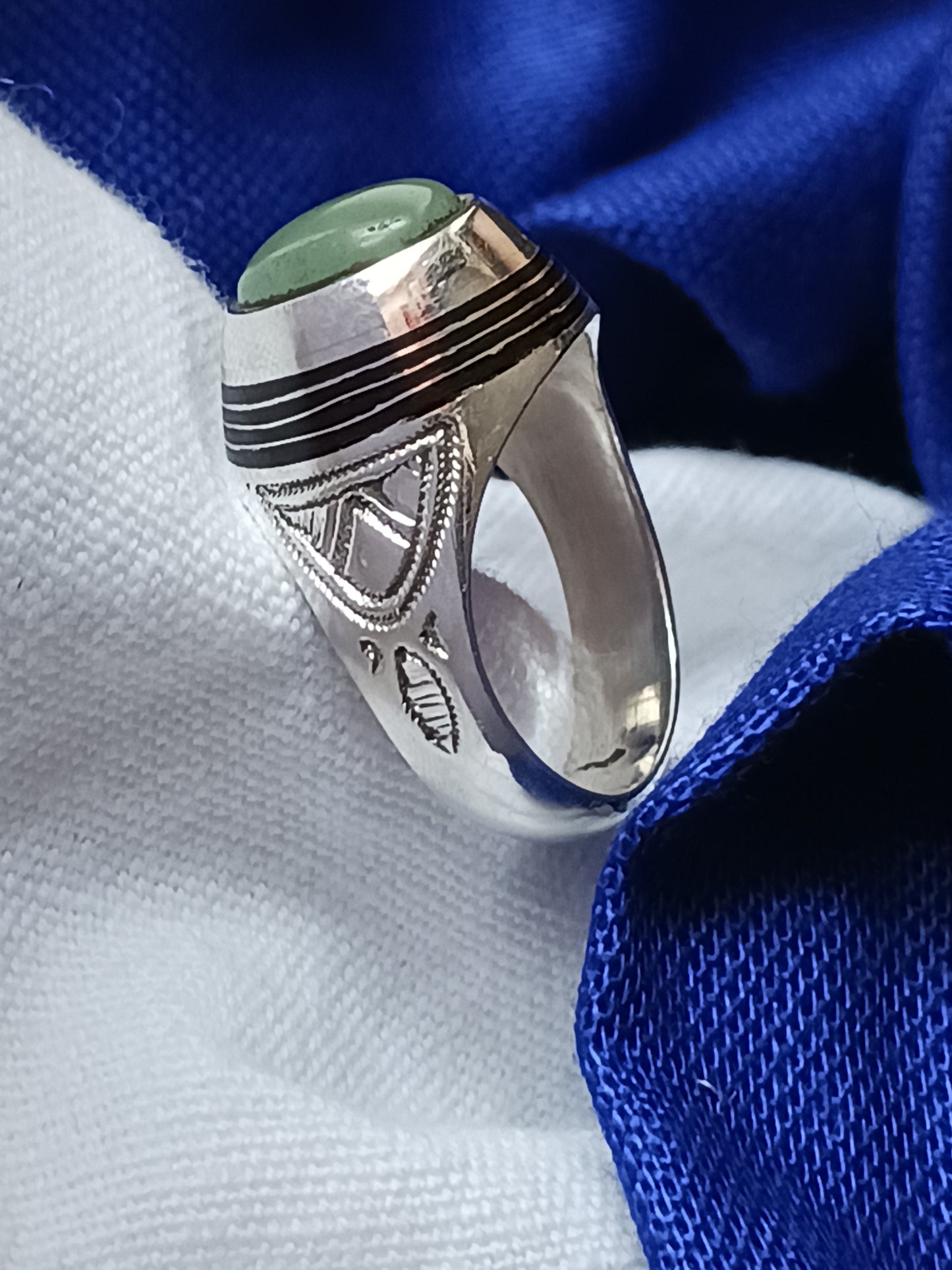 Bague touareg en argent massif