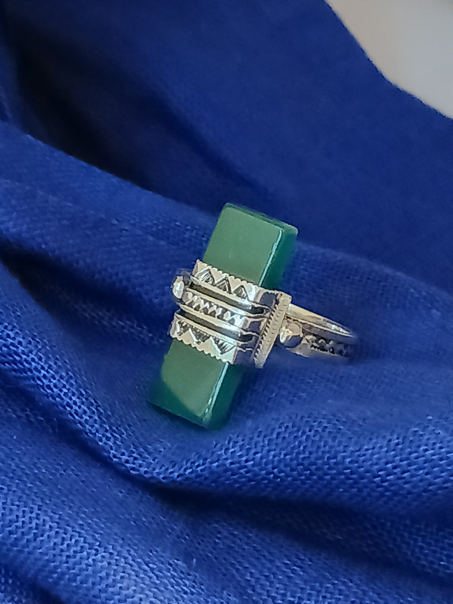 Bague touareg en argent massif