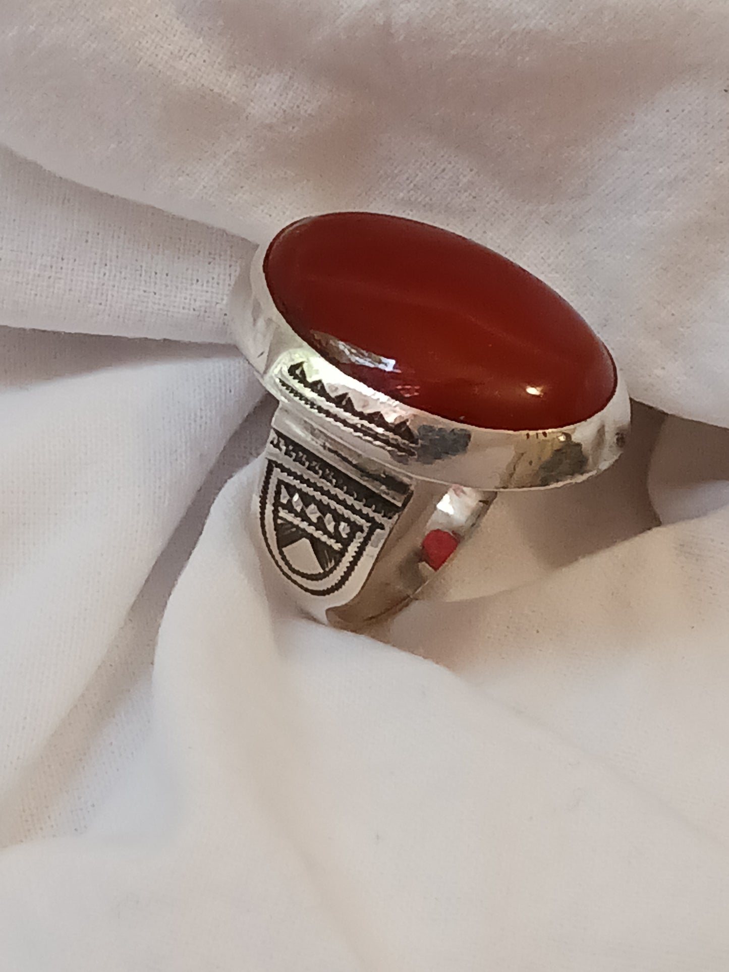 Bague touareg en argent massif