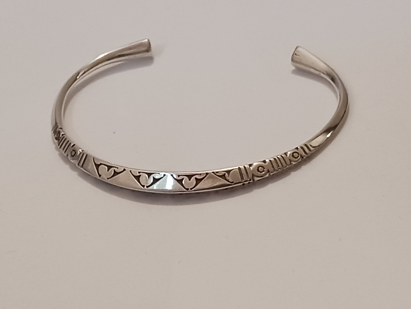 Bracelet en argent massif