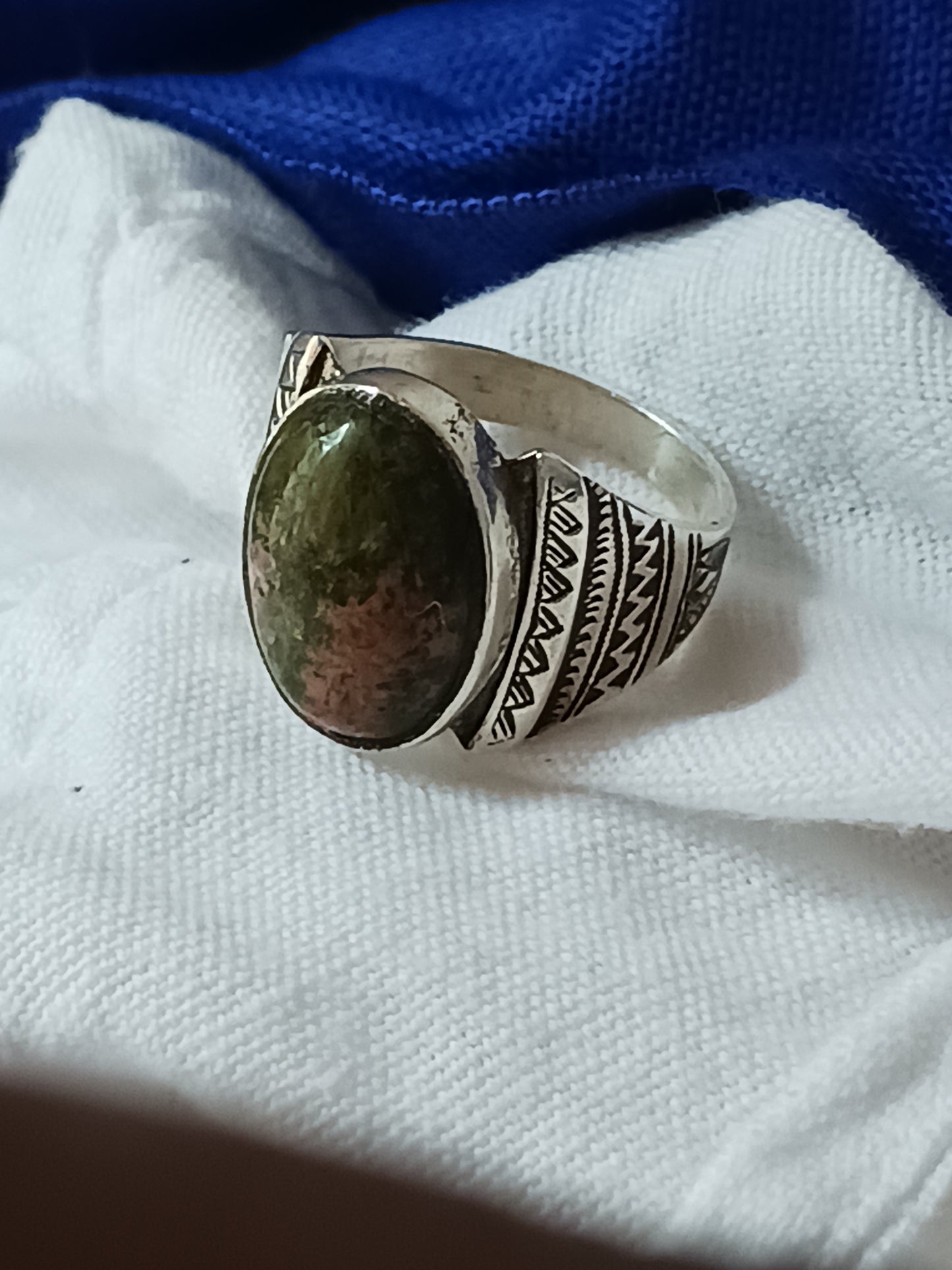 Bague touareg en argent massif