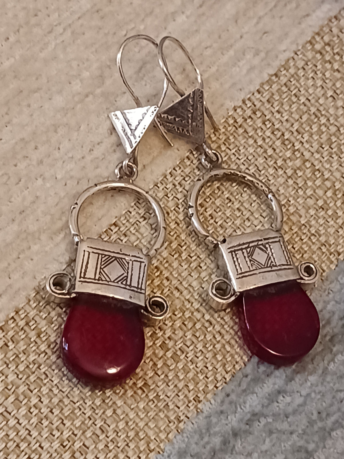 Boucles d'oreilles touarègue