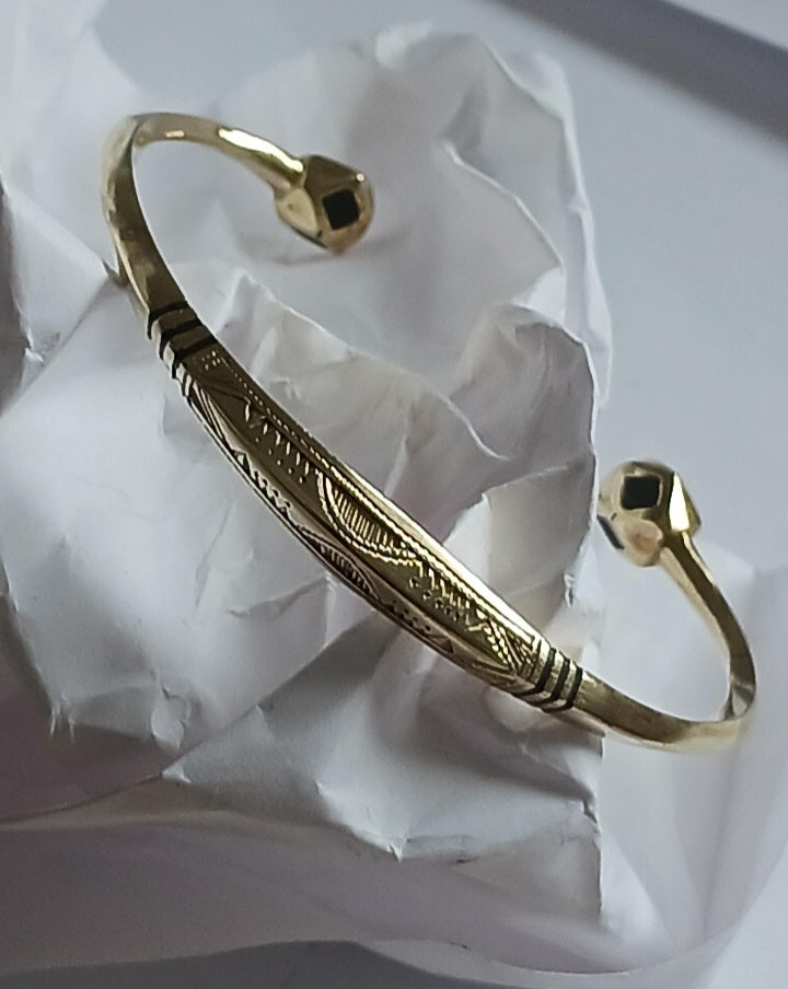 Bracelet touareg en laiton