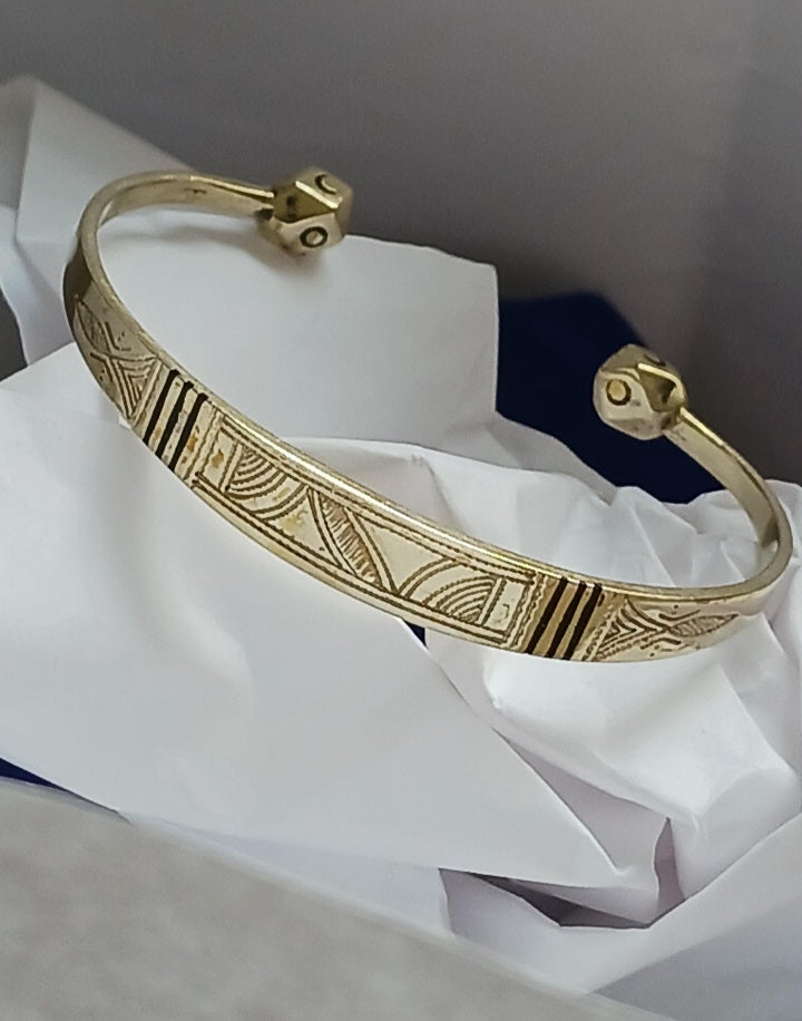 Bracelet touareg en laiton