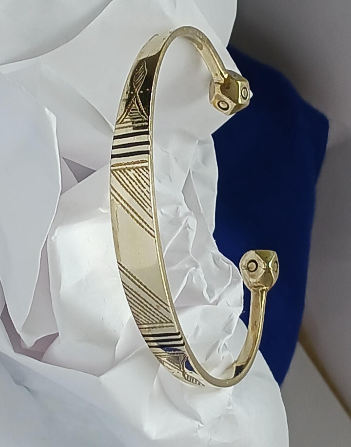 Bracelet touareg en laiton