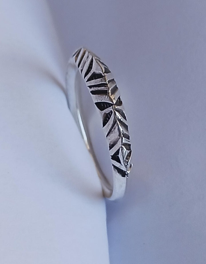 Bague touareg en argent massif