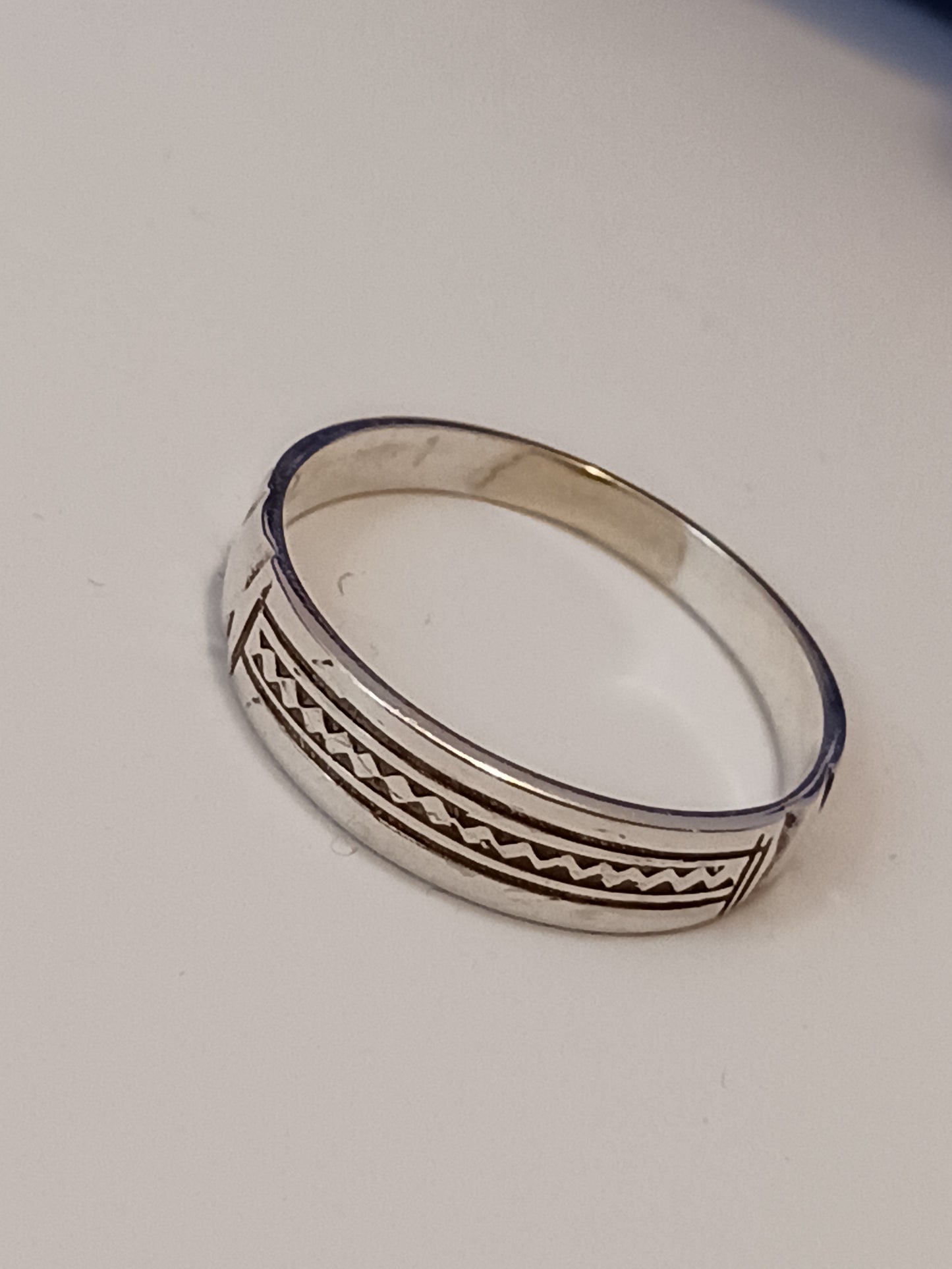 Bague touareg en argent massif