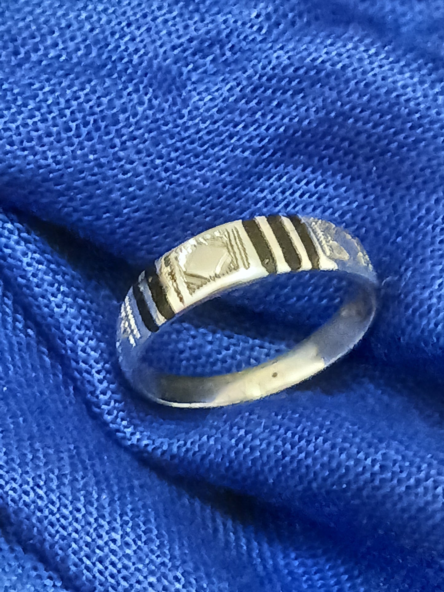 Bague touareg en argent massif