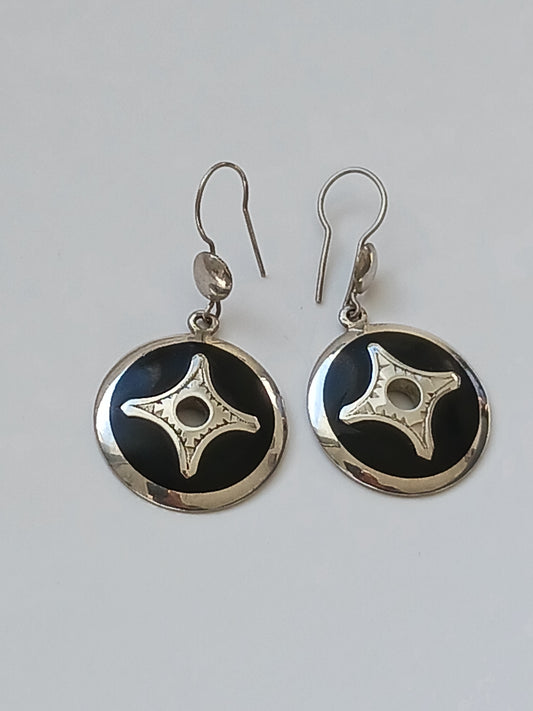 Boucles d'oreilles d'inspiration touarègue