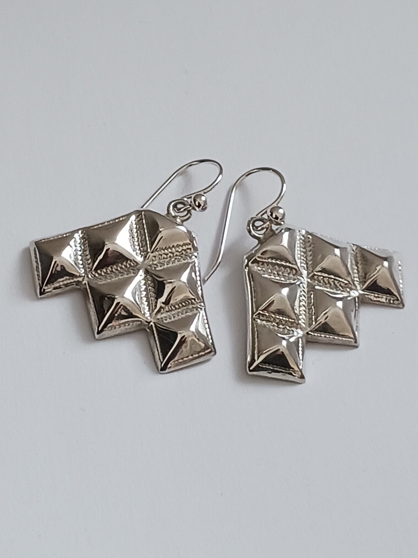 Boucles d'oreilles touareg Amumette en argent massif