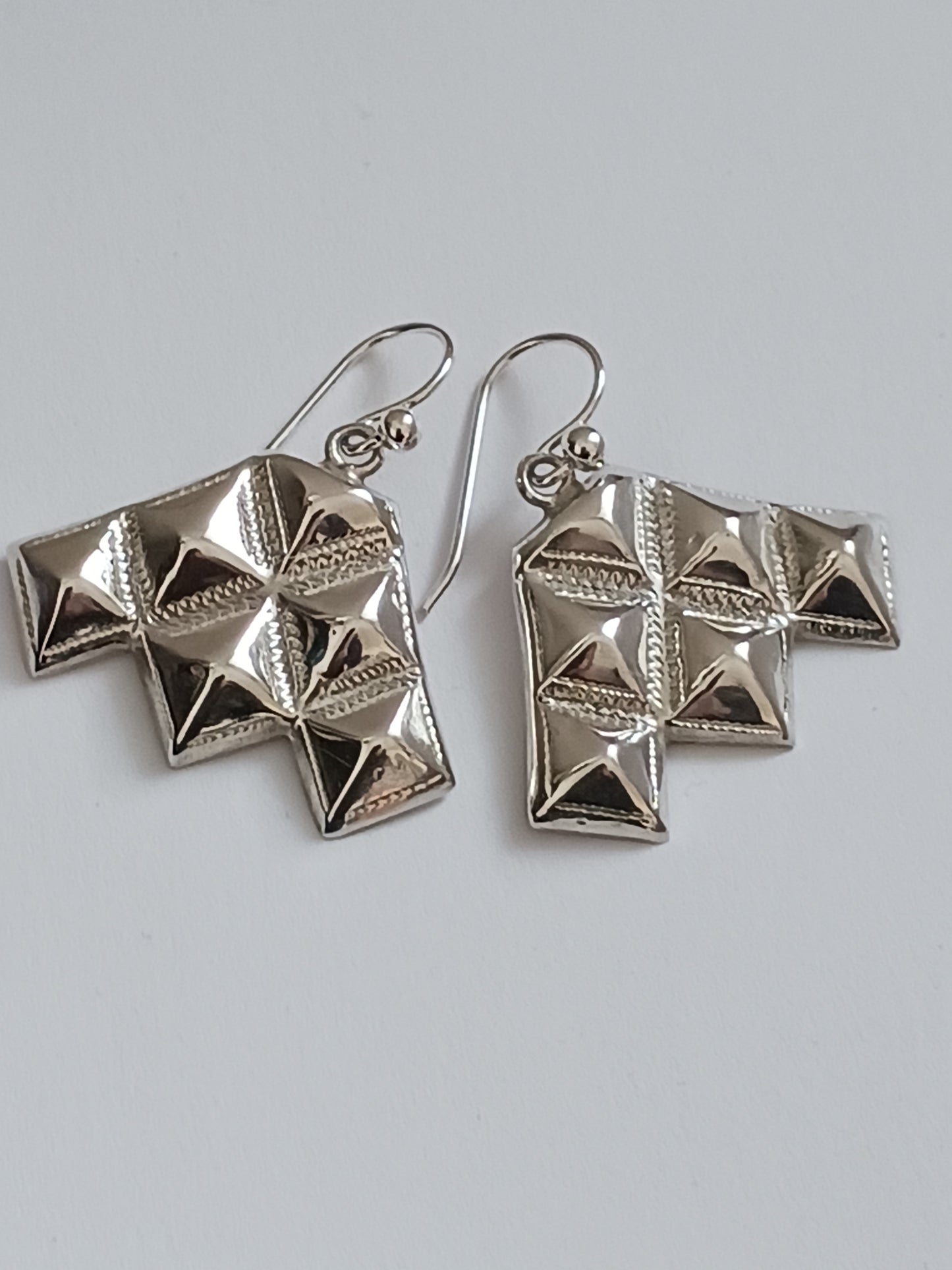 Boucles d'oreilles touareg Amumette en argent massif