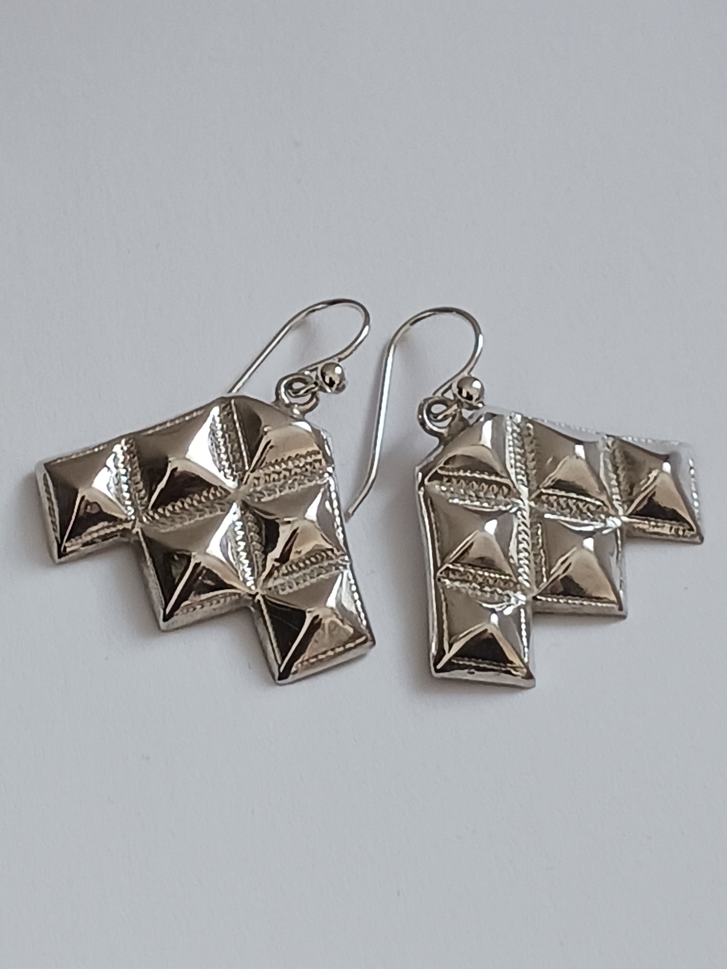Boucles d'oreilles touareg Amumette en argent massif
