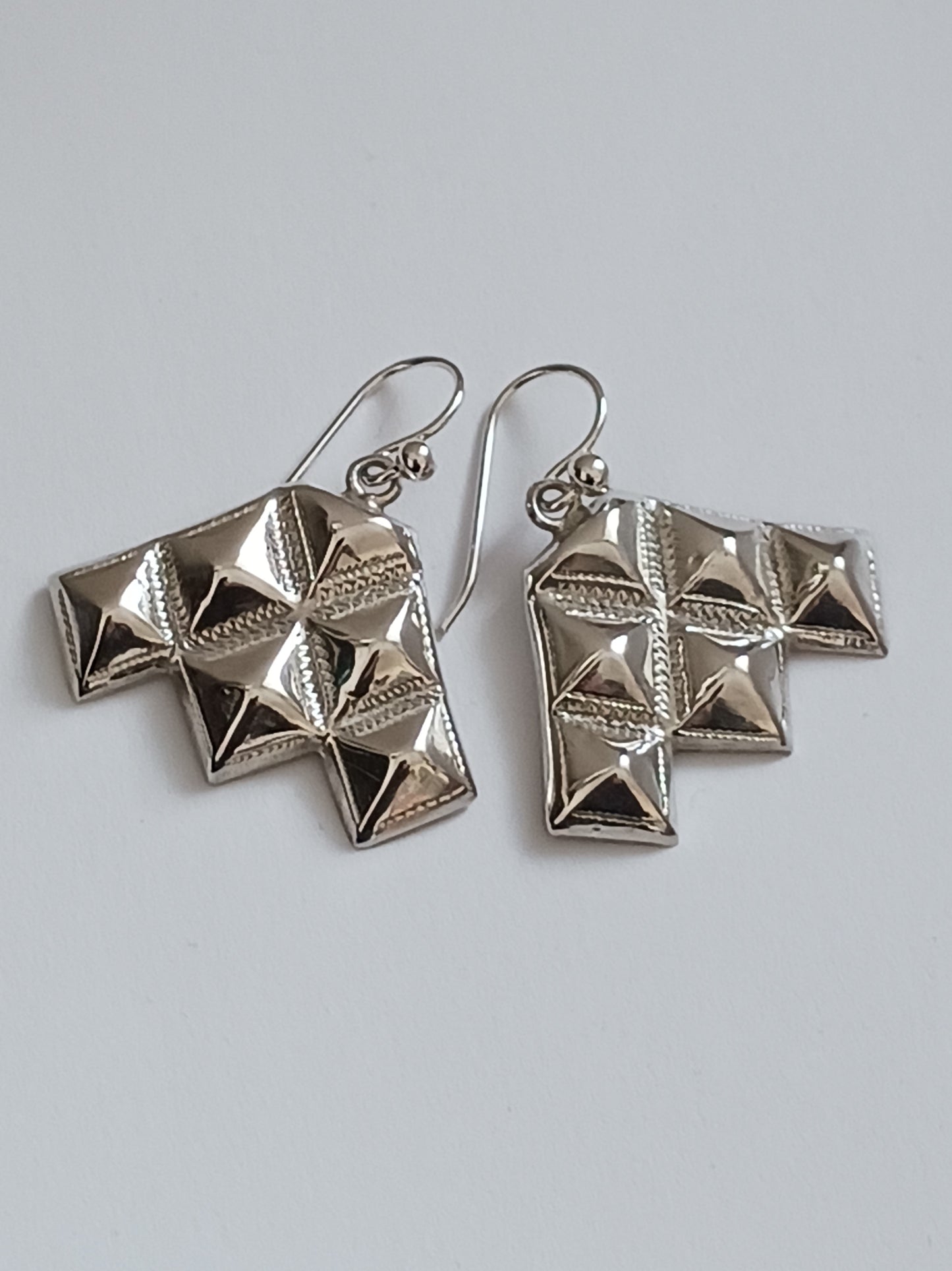 Boucles d'oreilles touareg Amumette en argent massif