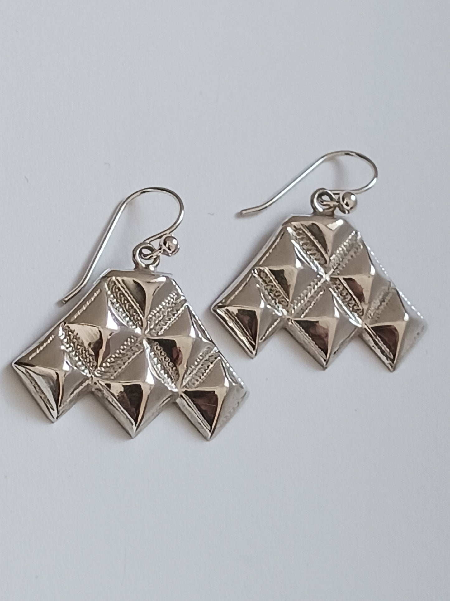 Boucles d'oreilles touareg Amumette en argent massif