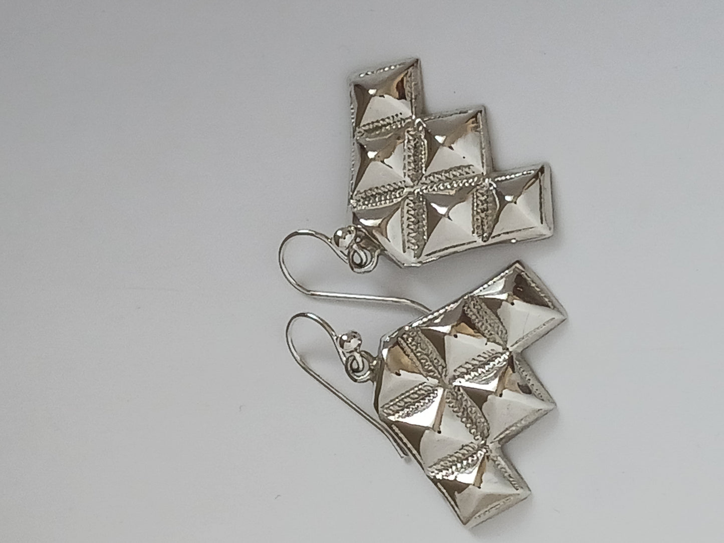Boucles d'oreilles touareg Amumette en argent massif