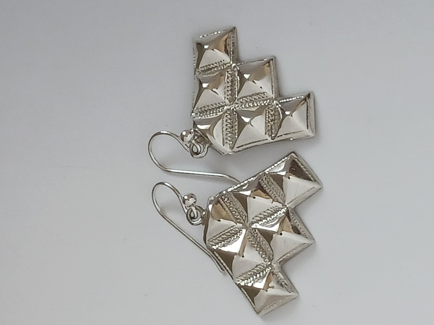 Boucles d'oreilles touareg Amumette en argent massif