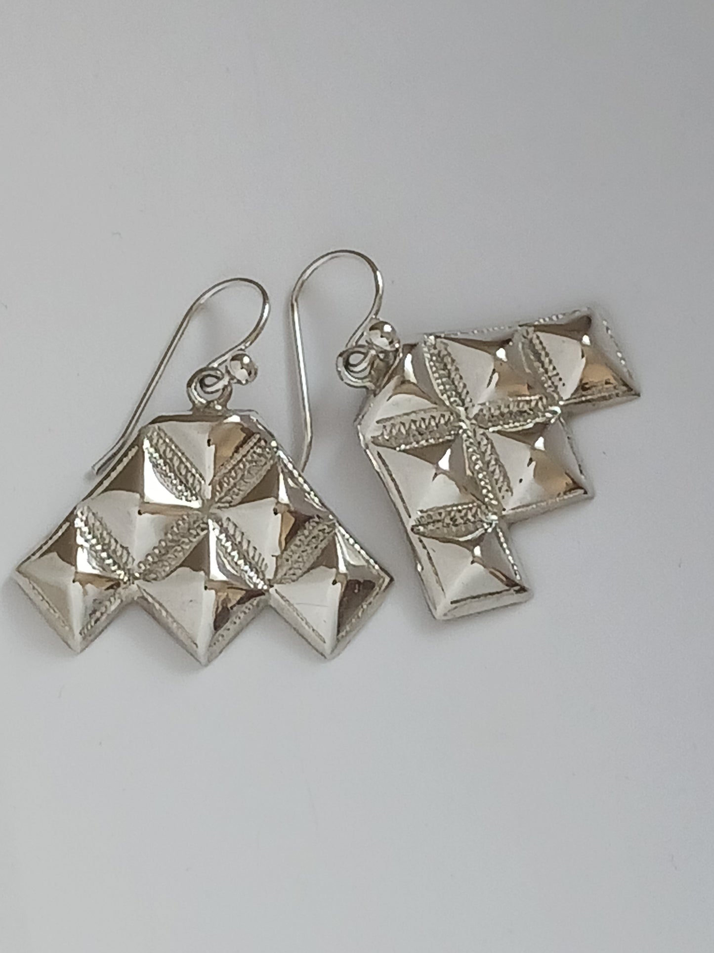 Boucles d'oreilles touareg Amumette en argent massif