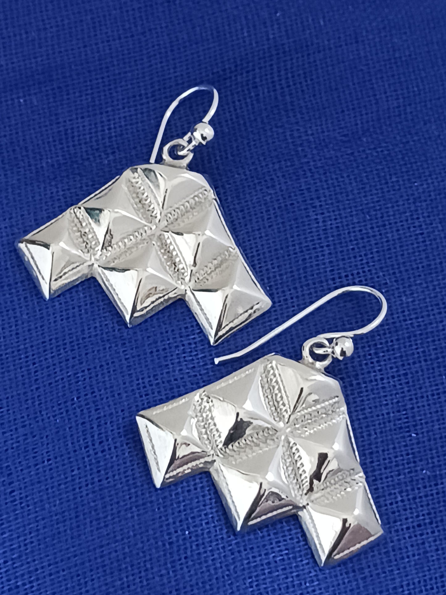 Boucles d'oreilles touareg Amumette en argent massif