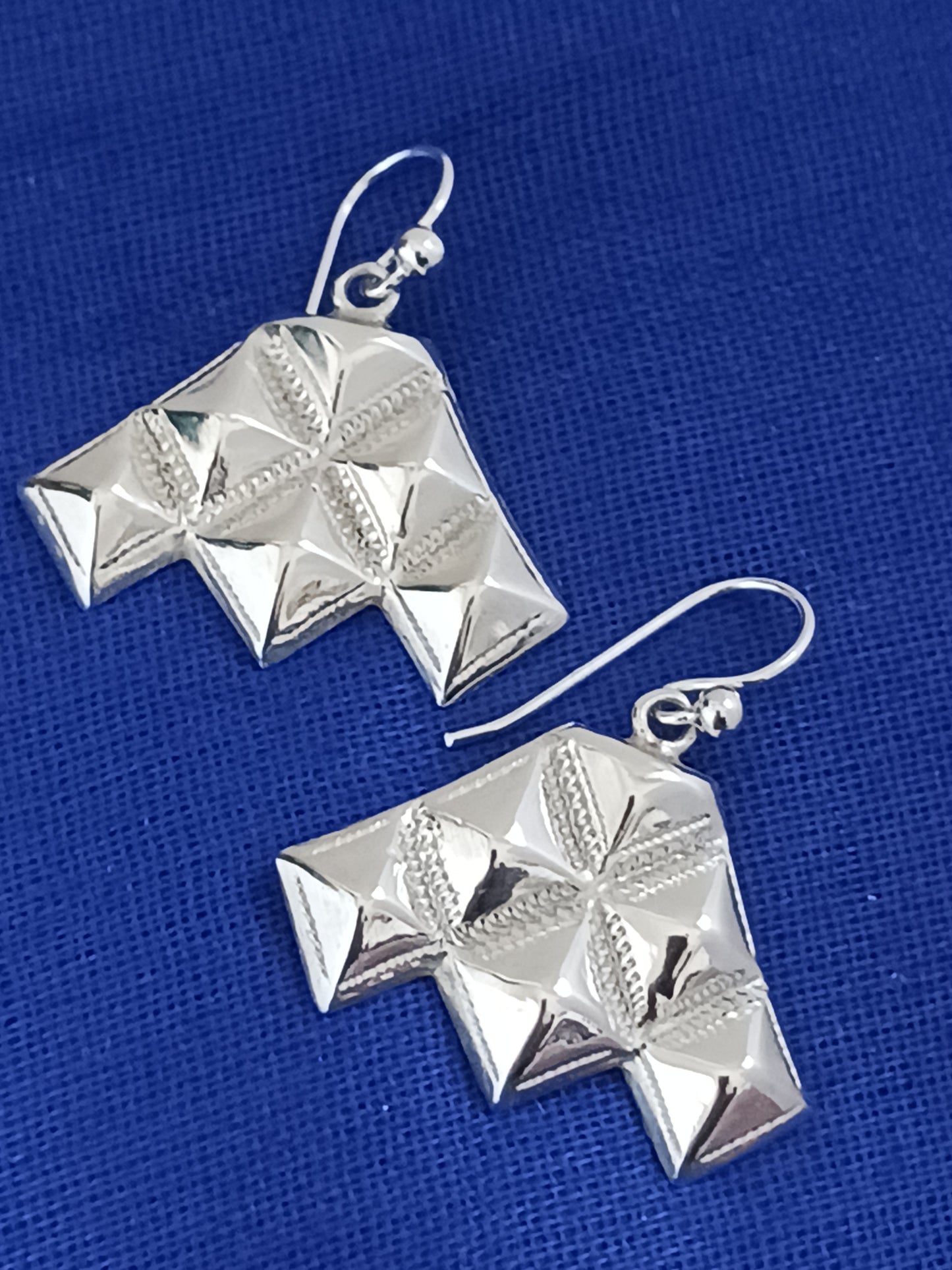 Boucles d'oreilles touareg Amumette en argent massif