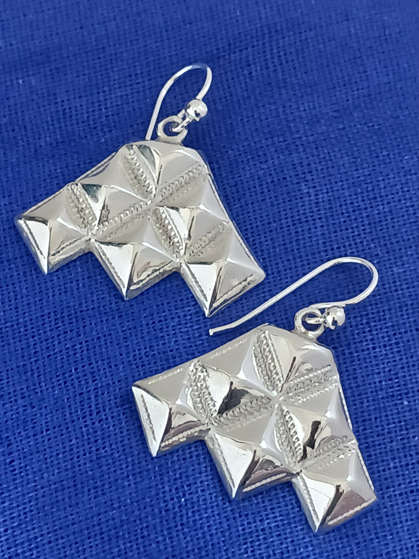 Boucles d'oreilles touareg Amumette en argent massif