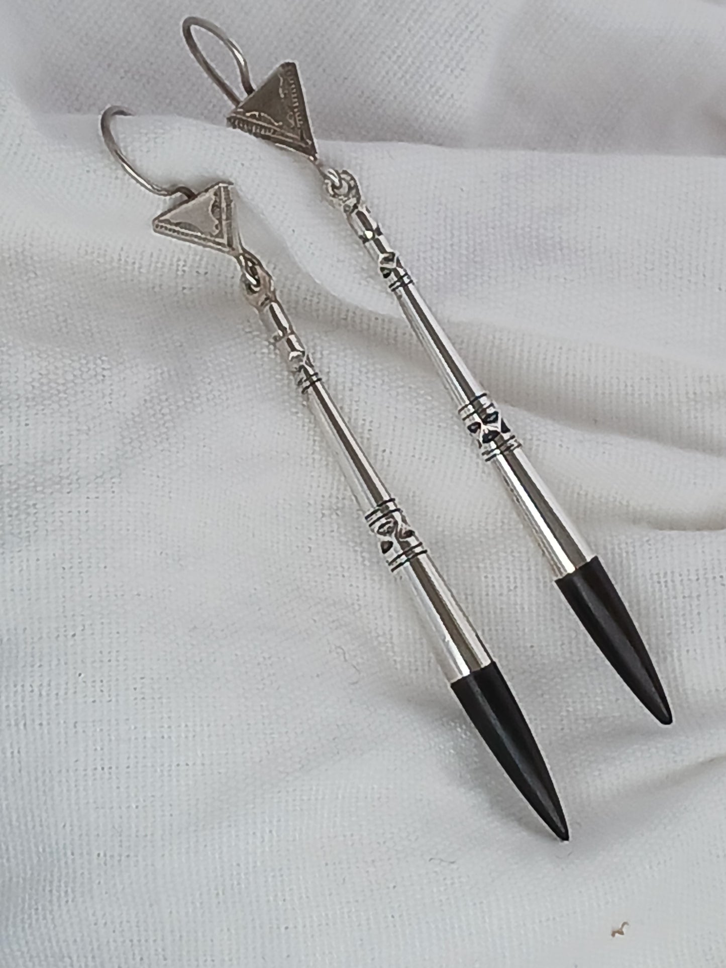 Boucles d'oreilles d'inspiration touarègue