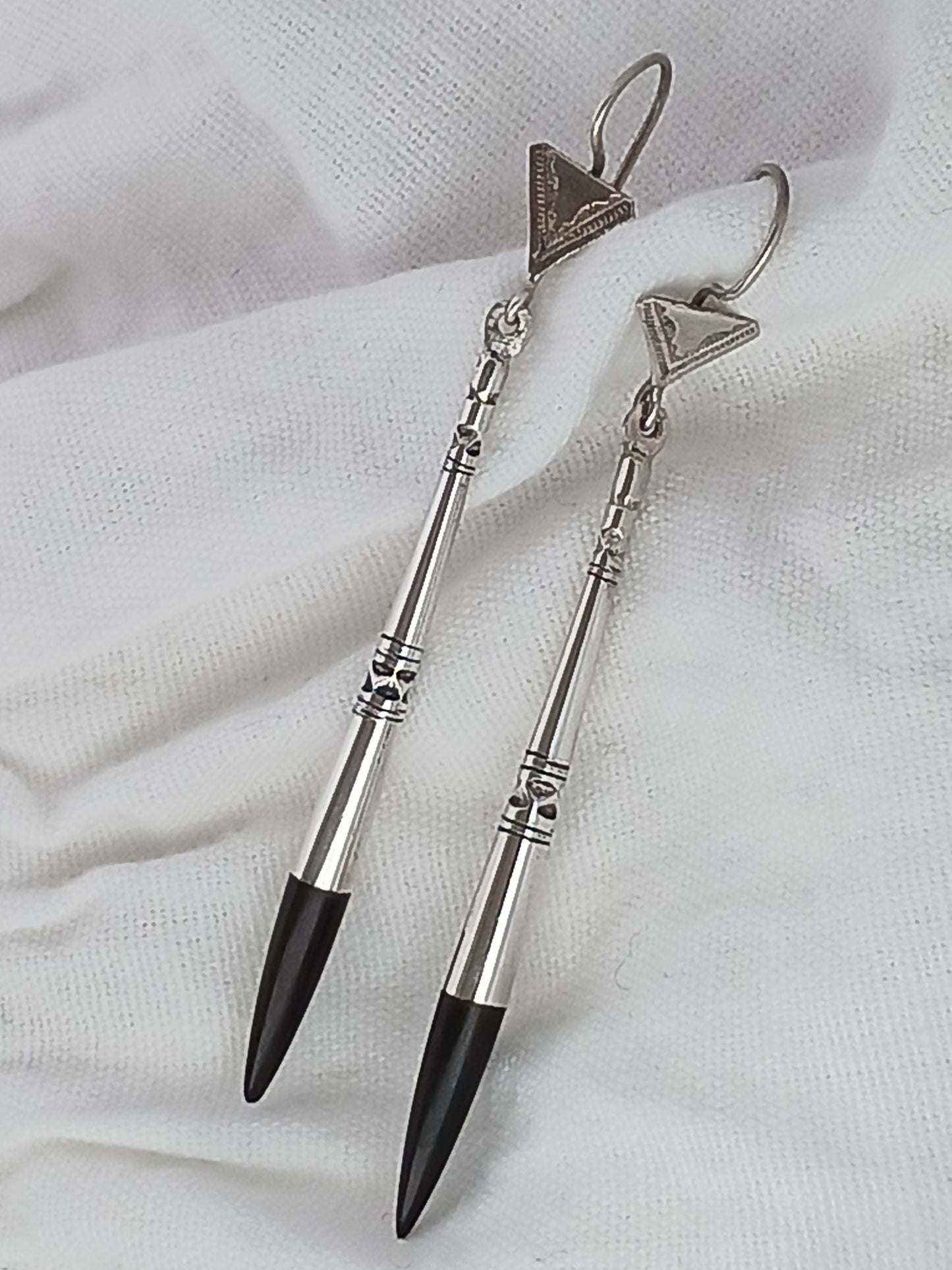 Boucles d'oreilles d'inspiration touarègue