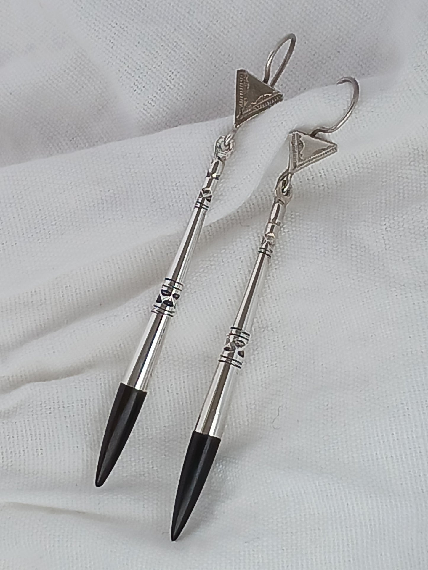 Boucles d'oreilles d'inspiration touarègue