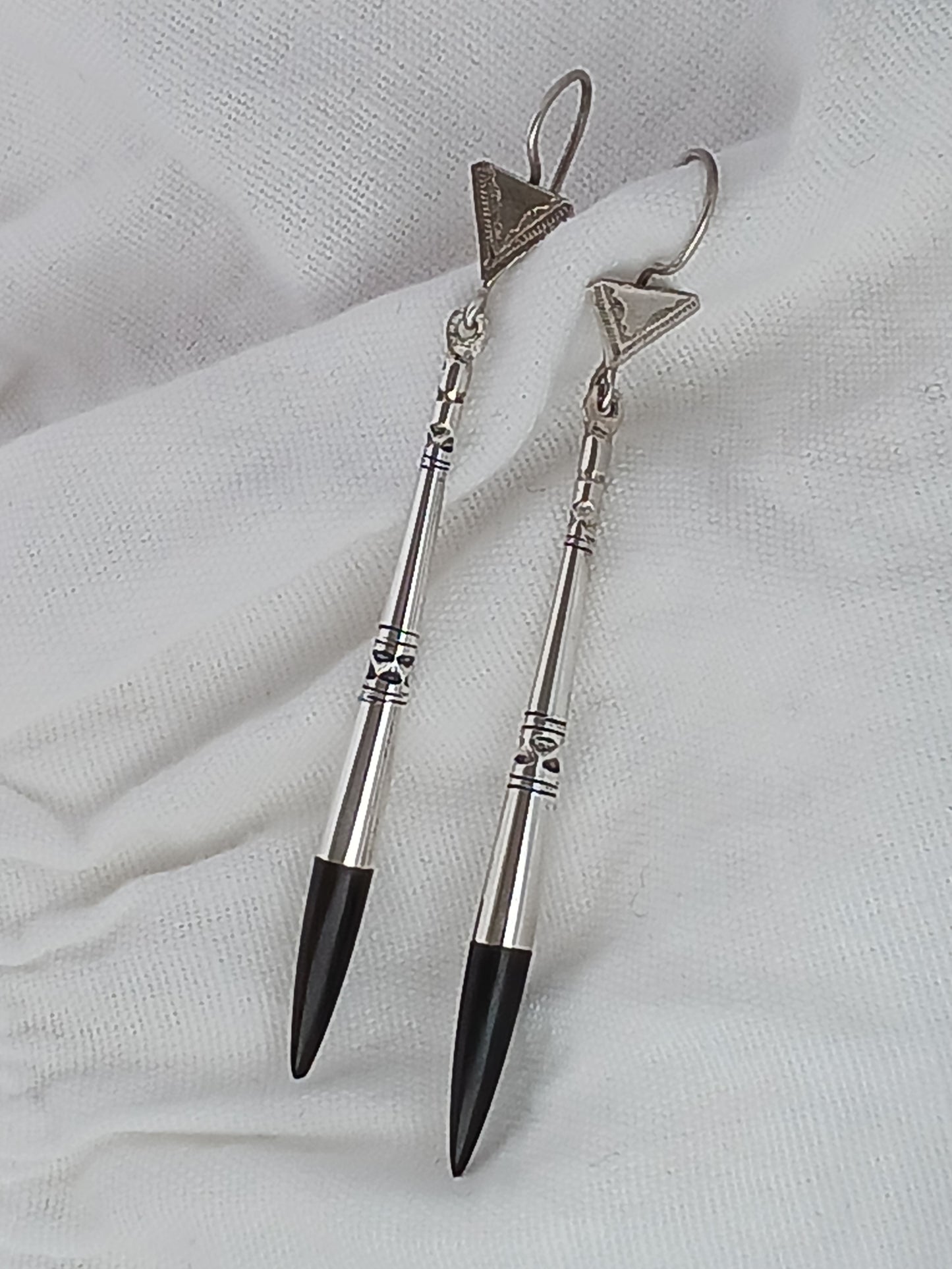 Boucles d'oreilles d'inspiration touarègue