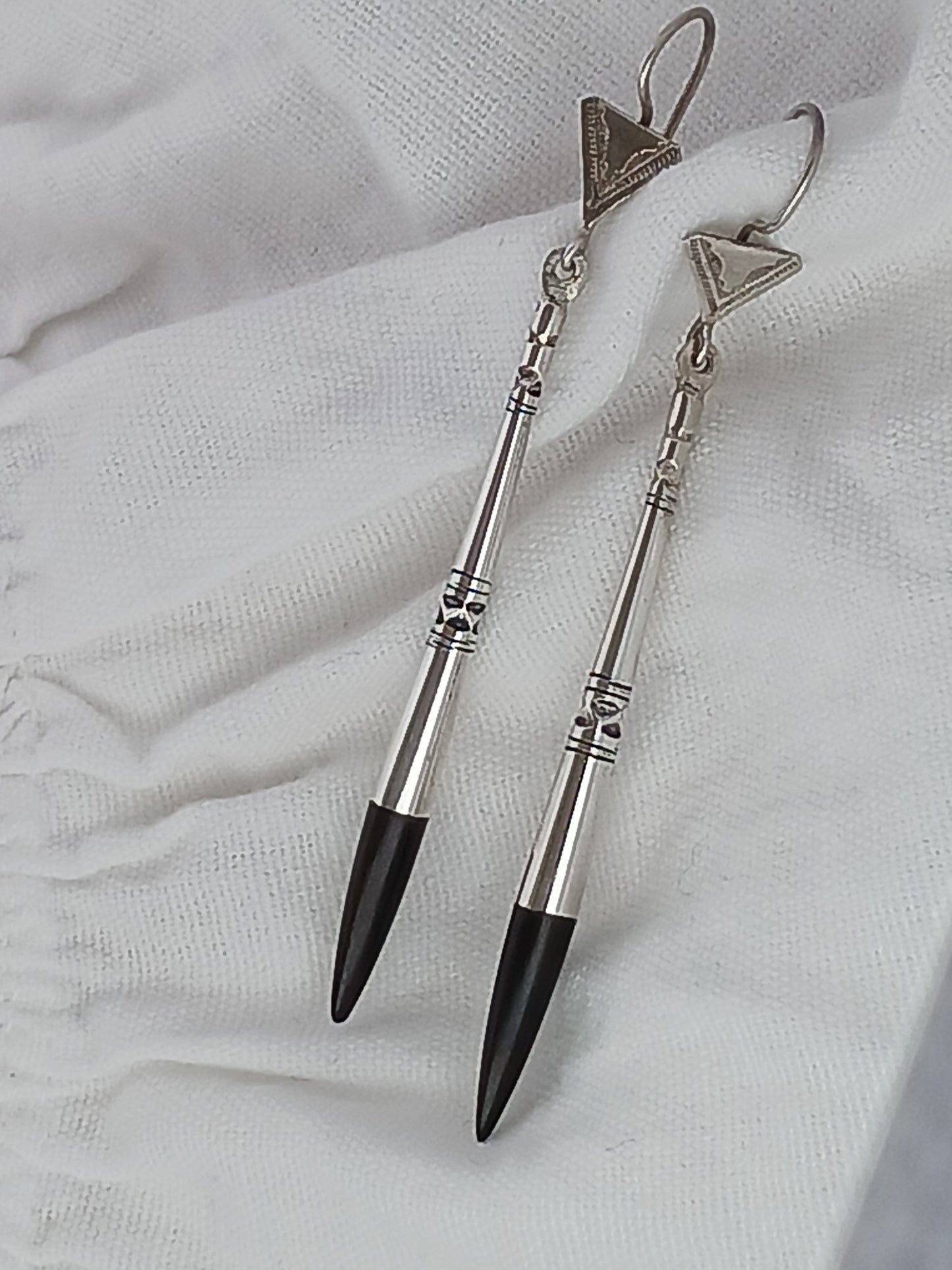 Boucles d'oreilles d'inspiration touarègue