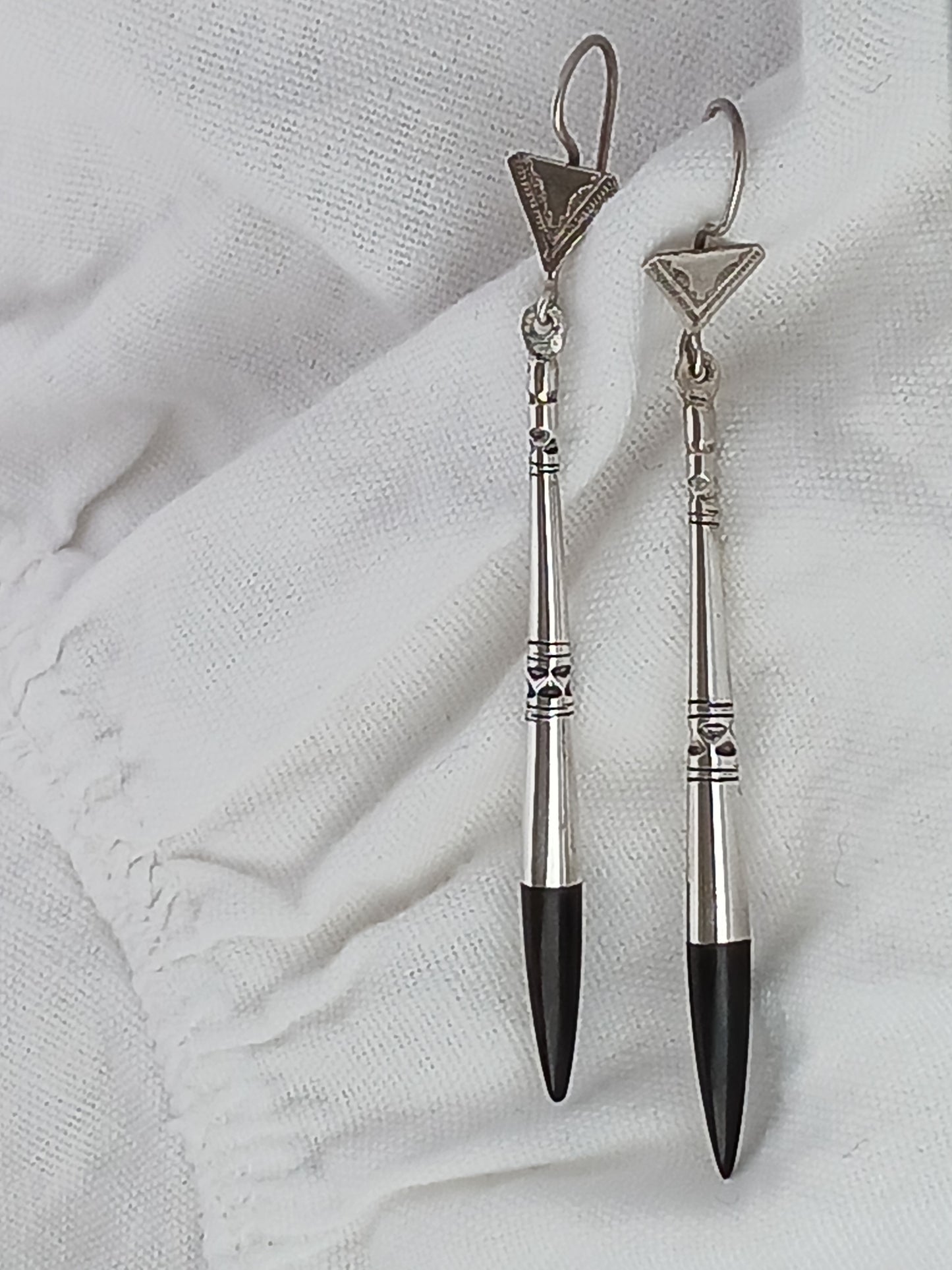 Boucles d'oreilles d'inspiration touarègue