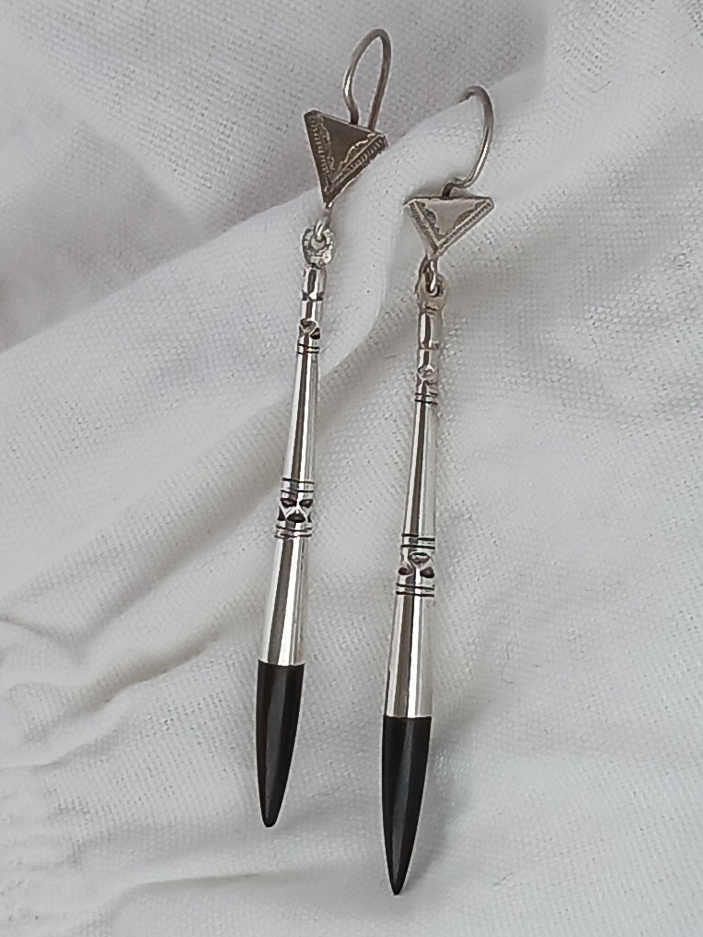 Boucles d'oreilles d'inspiration touarègue
