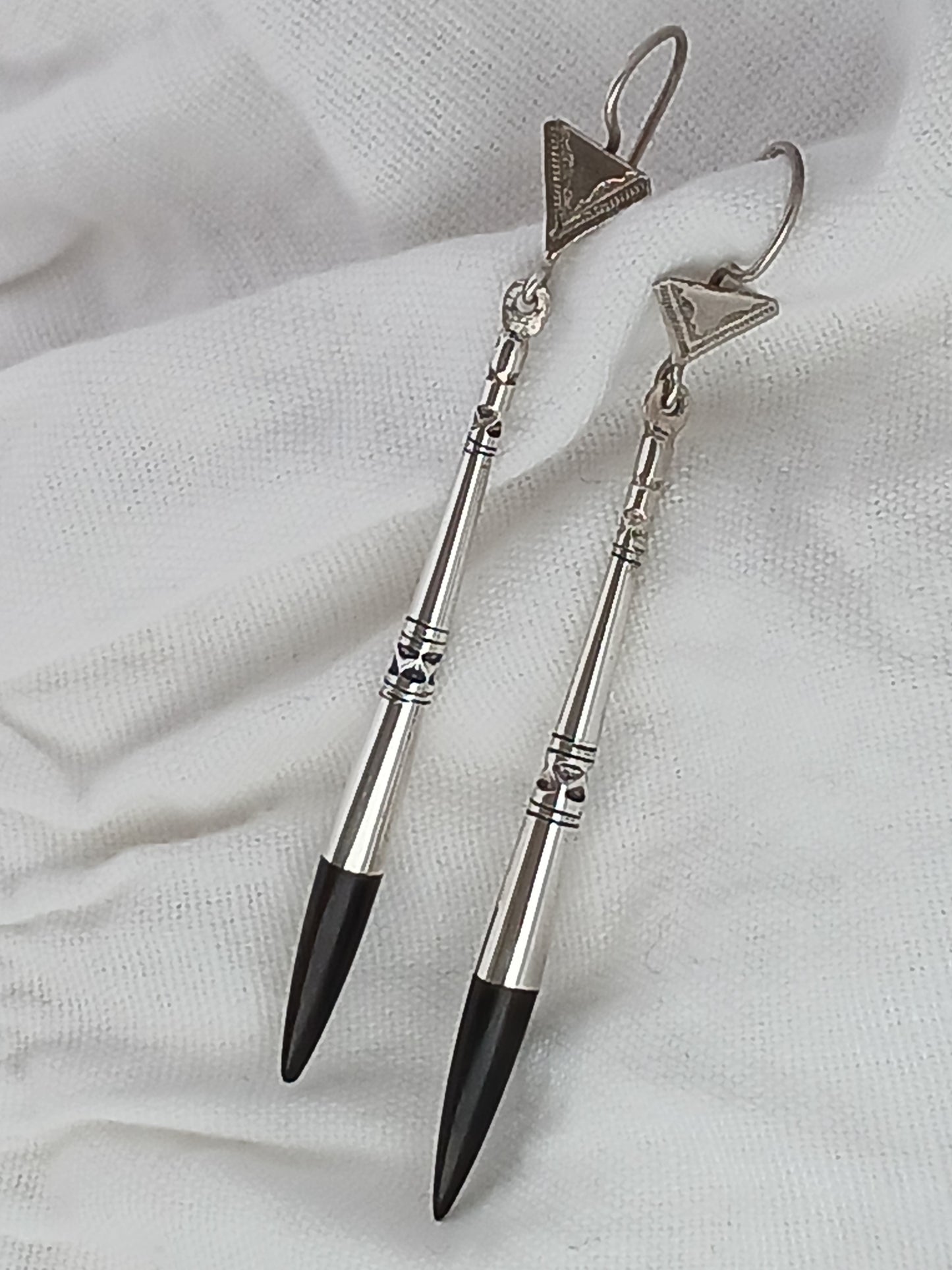 Boucles d'oreilles d'inspiration touarègue