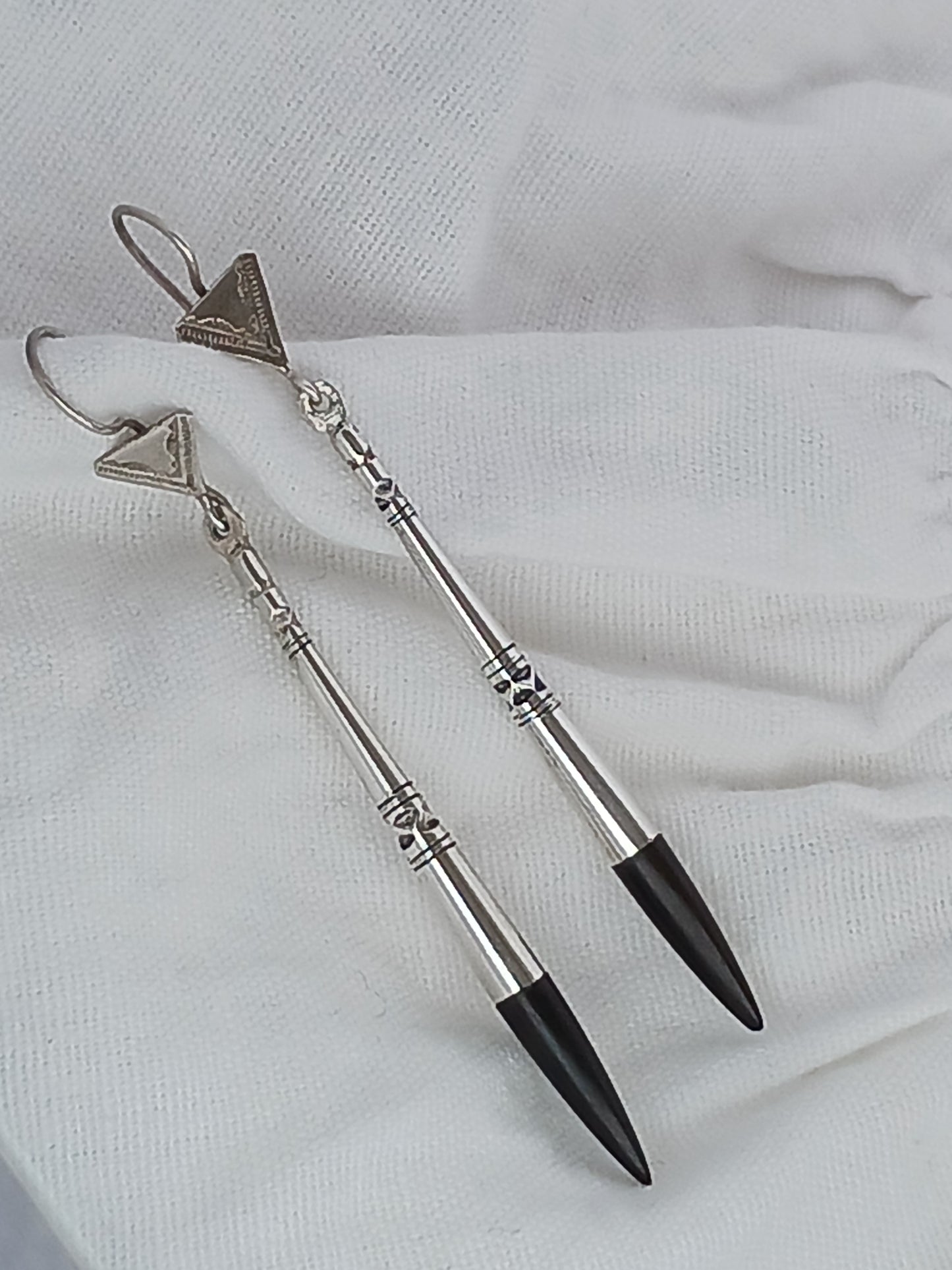 Boucles d'oreilles d'inspiration touarègue