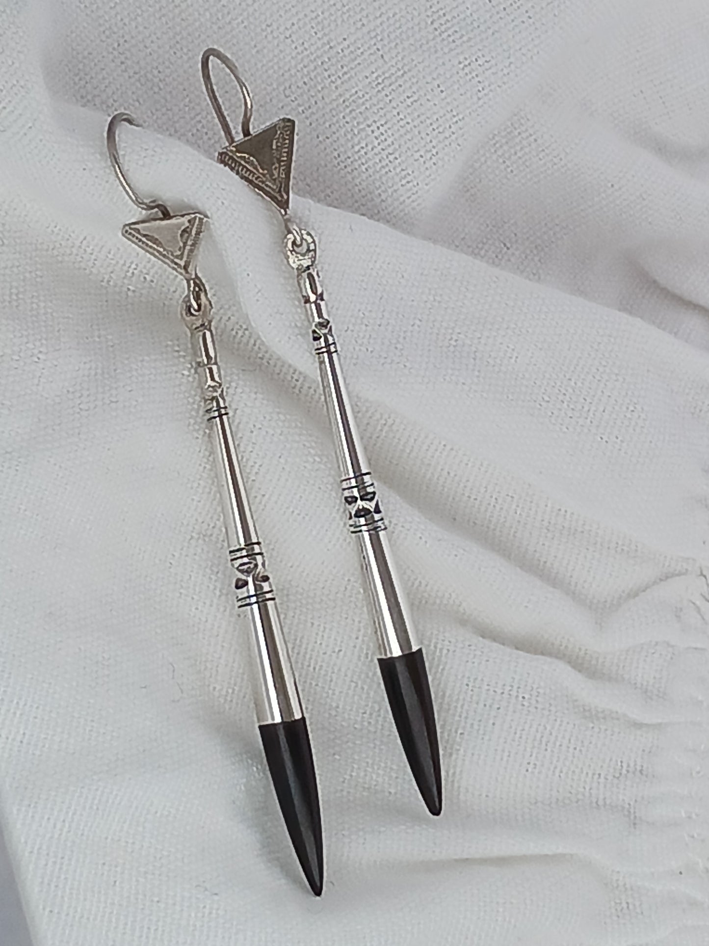 Boucles d'oreilles d'inspiration touarègue
