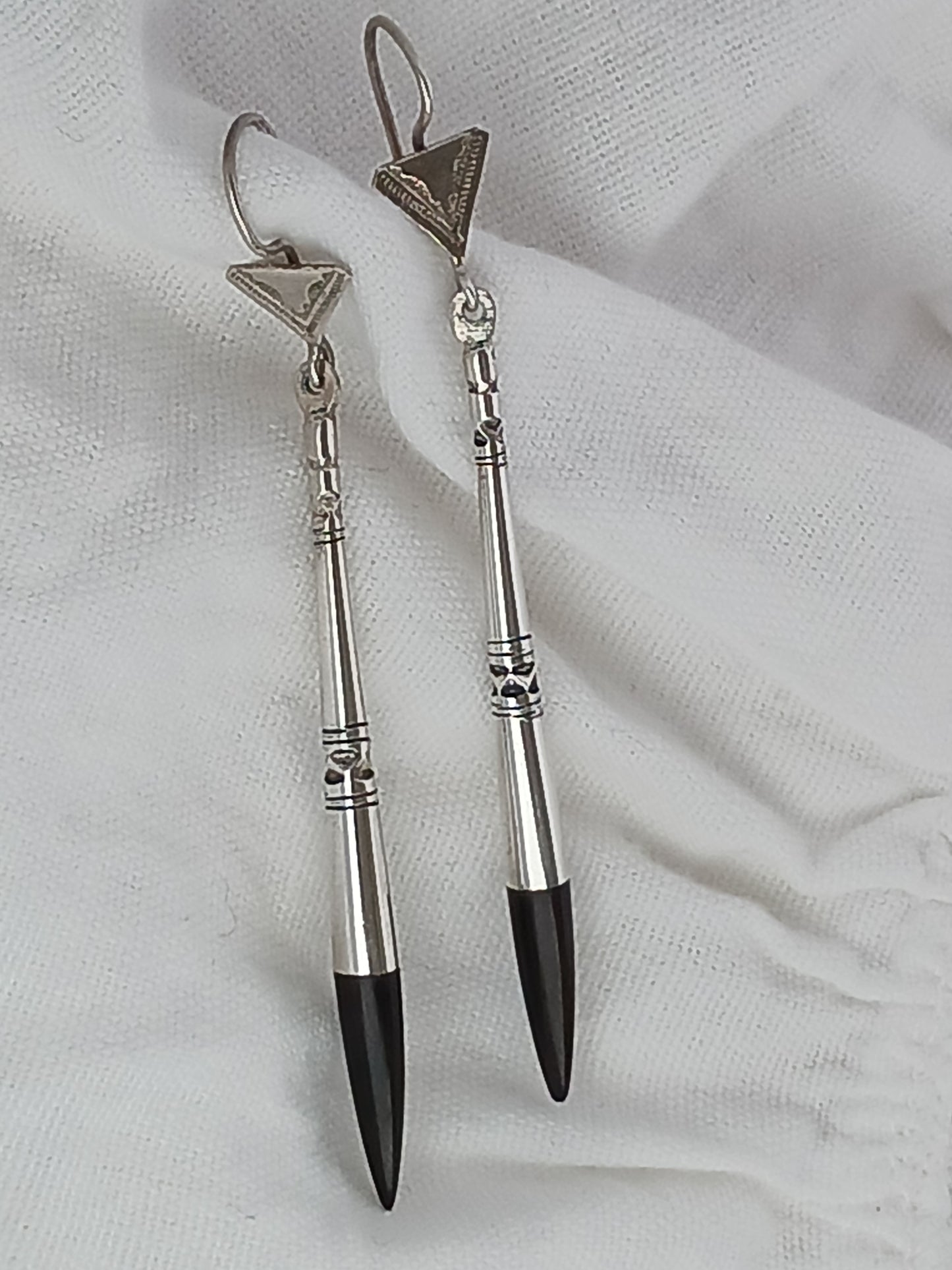 Boucles d'oreilles d'inspiration touarègue