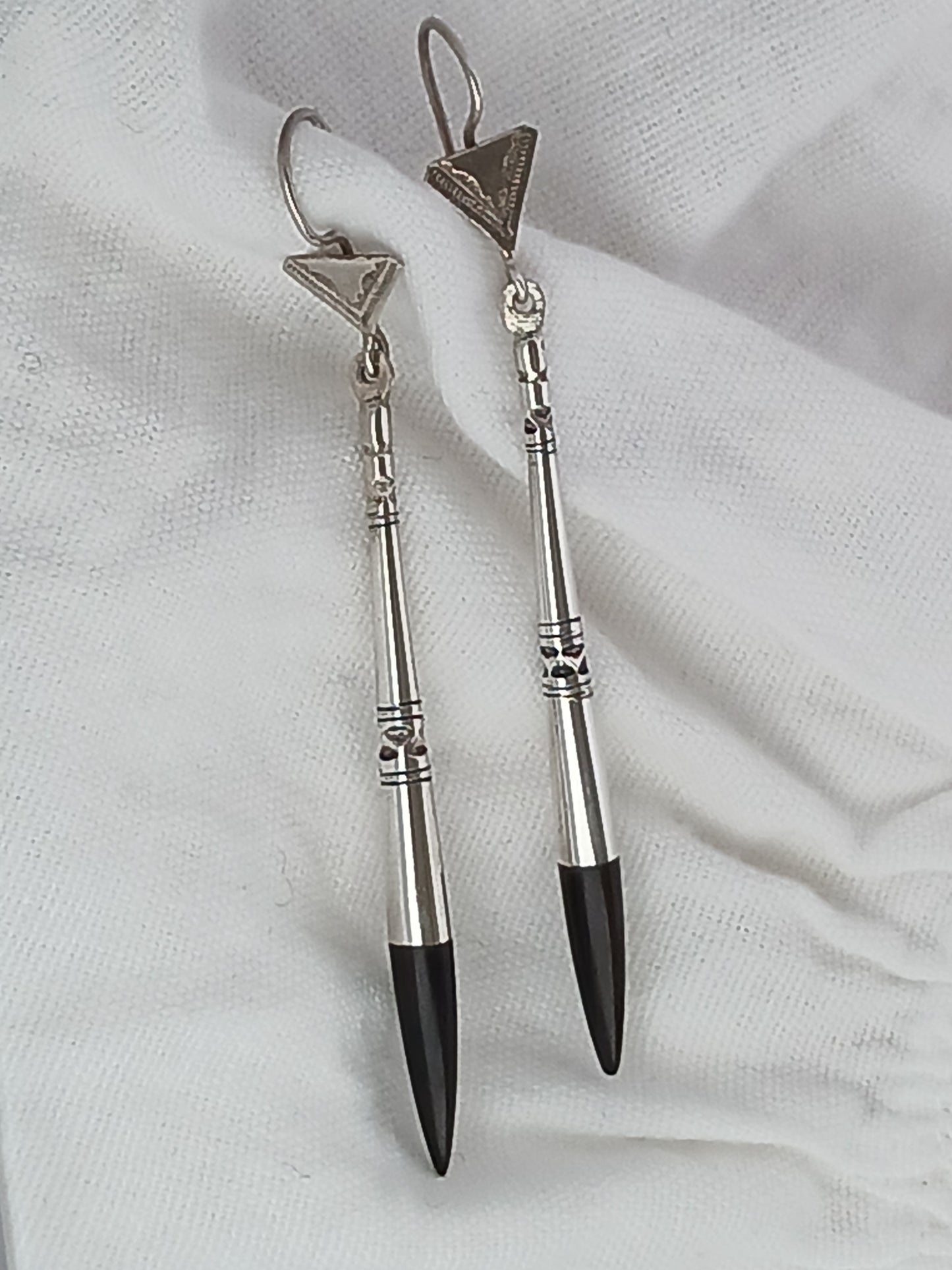 Boucles d'oreilles d'inspiration touarègue
