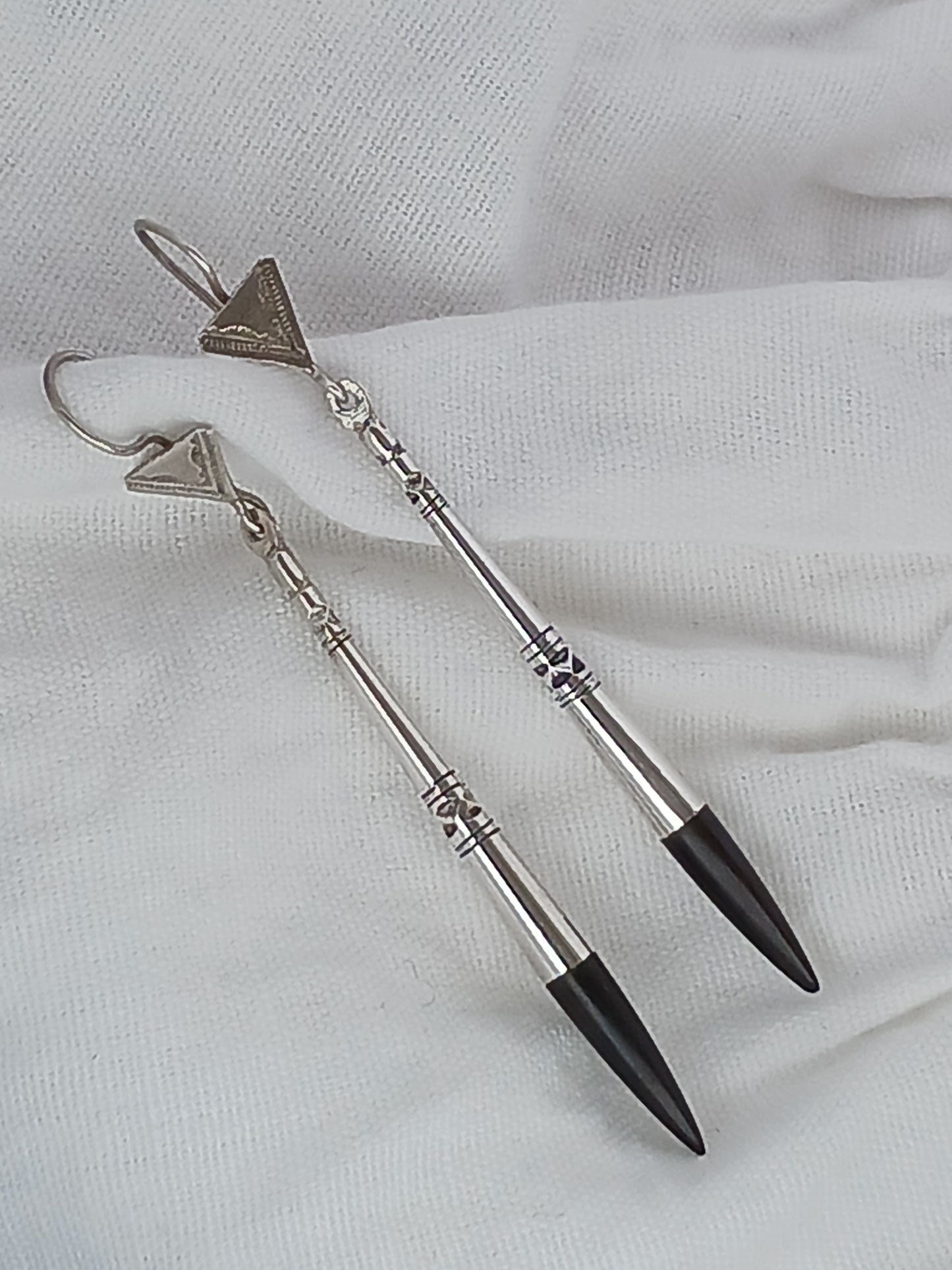 Boucles d'oreilles d'inspiration touarègue