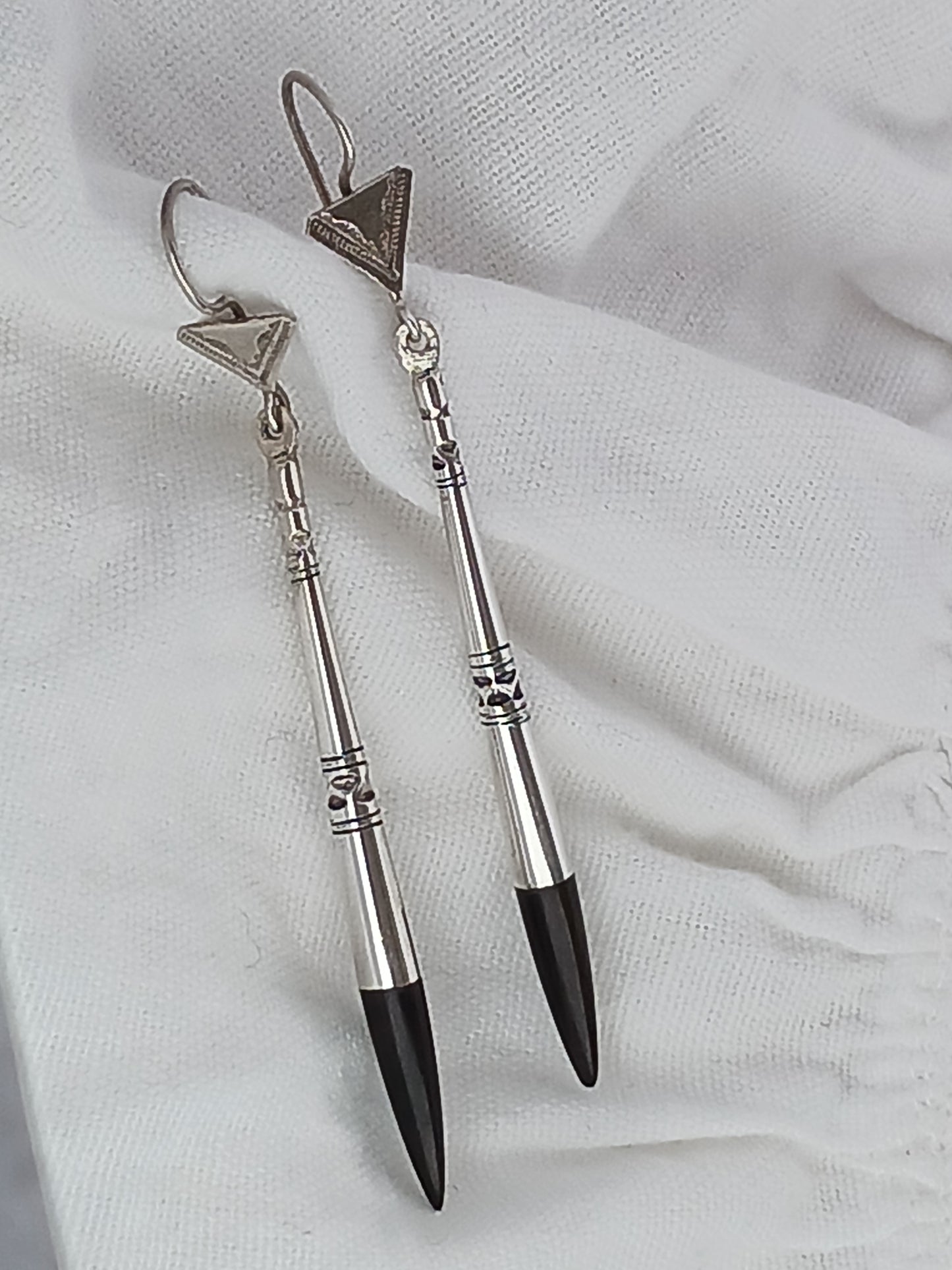 Boucles d'oreilles d'inspiration touarègue