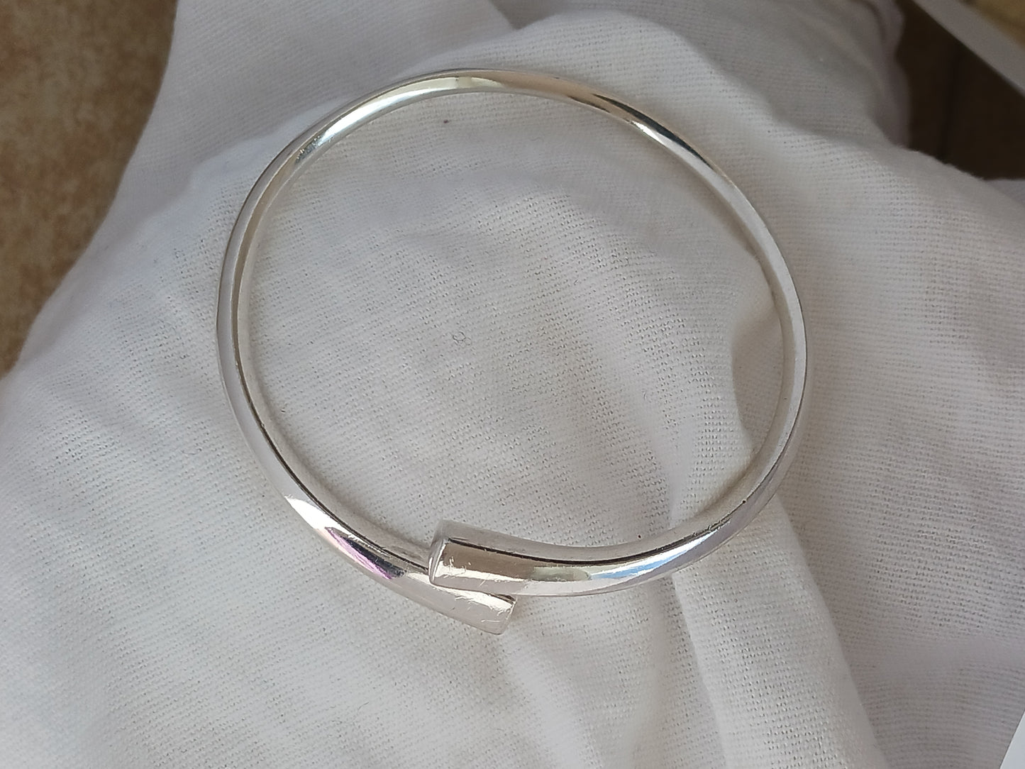 Bracelet en argent massif