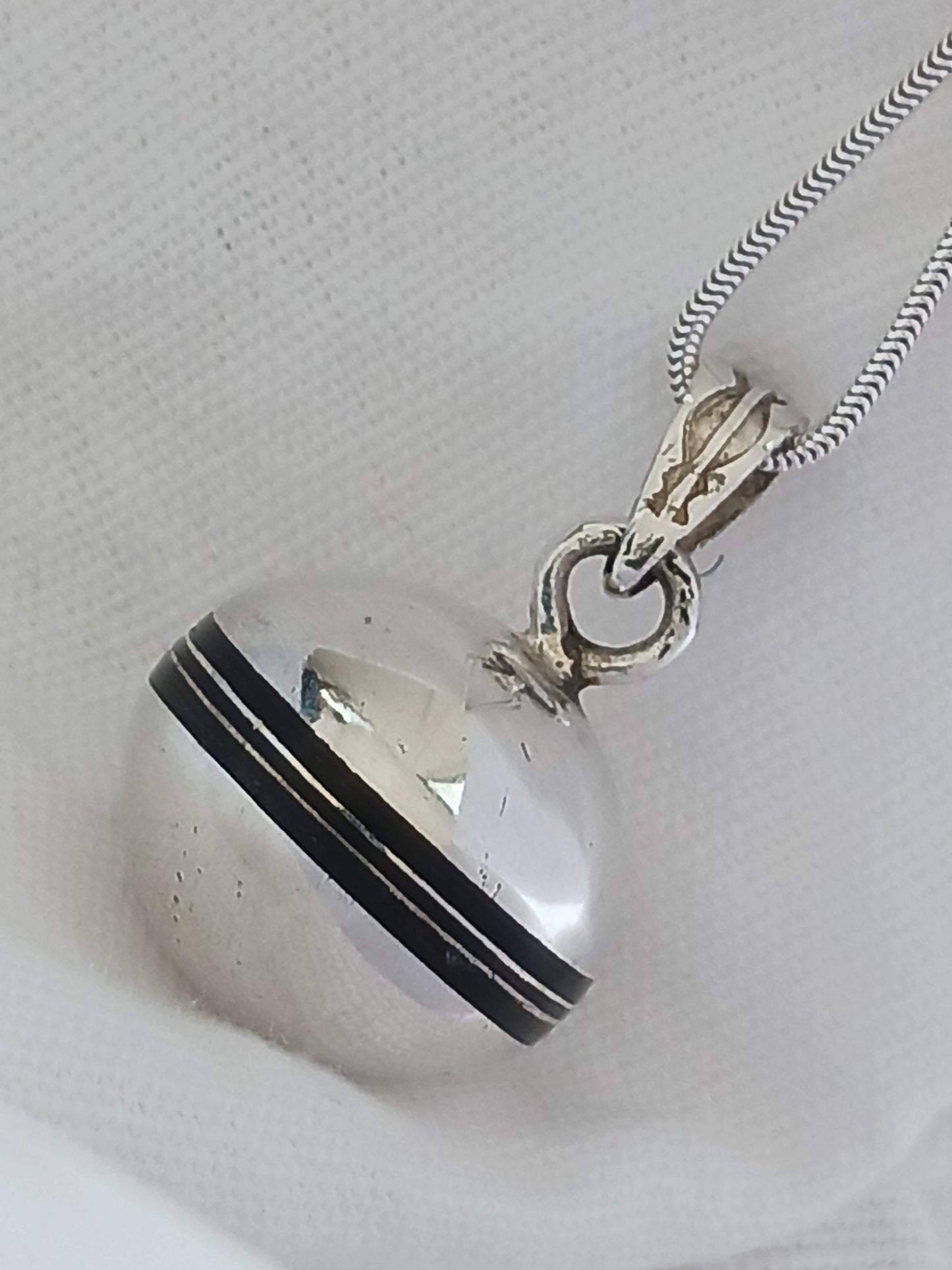 Pendentif argent massif