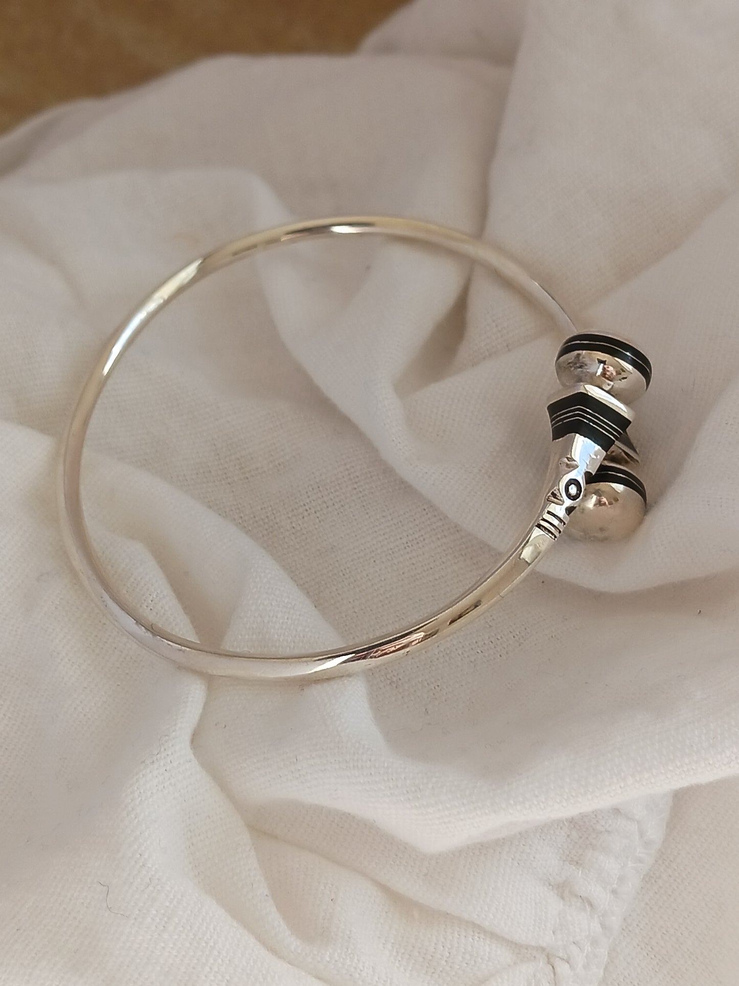 Bracelet en argent massif