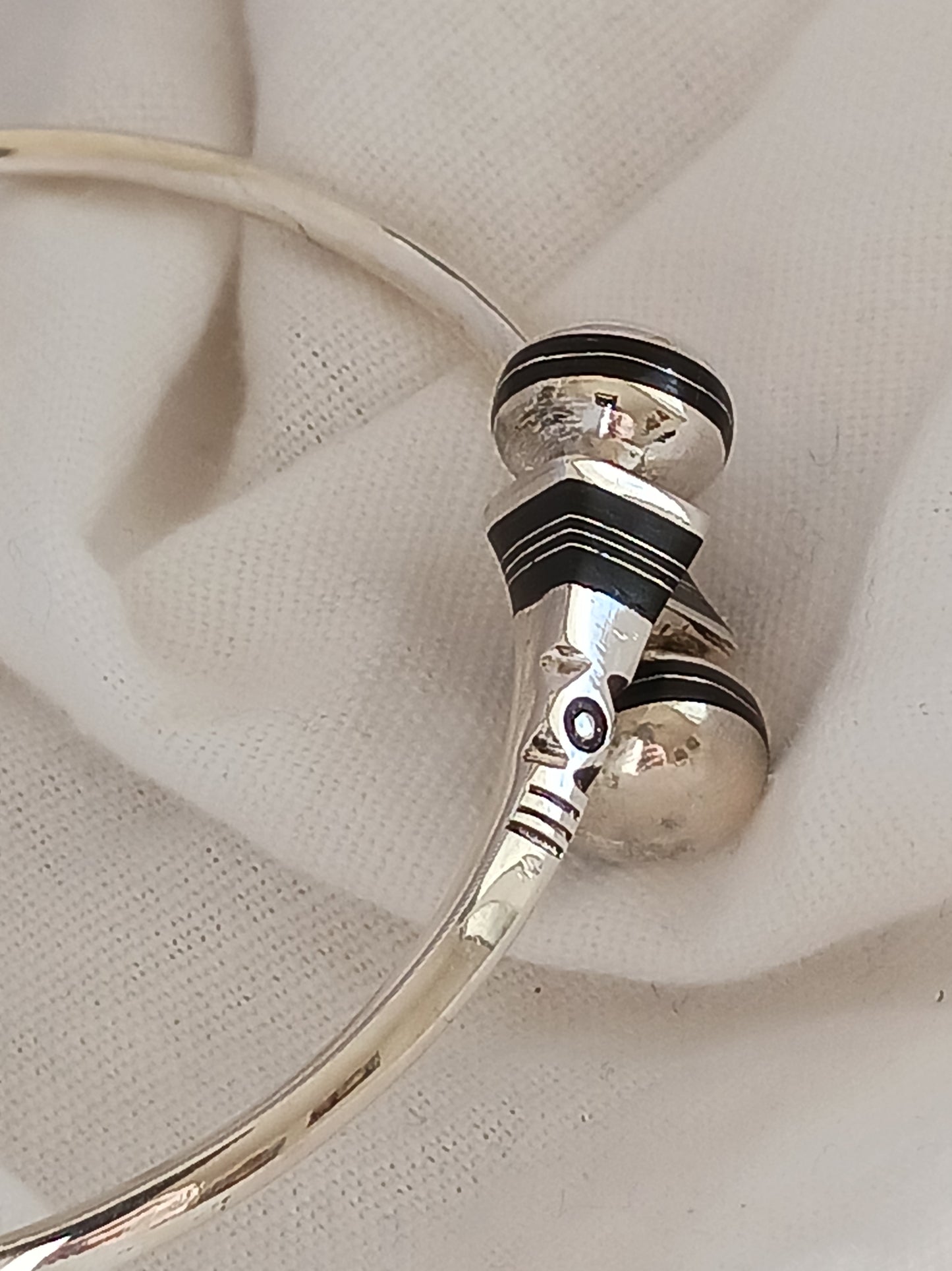 Bracelet en argent massif