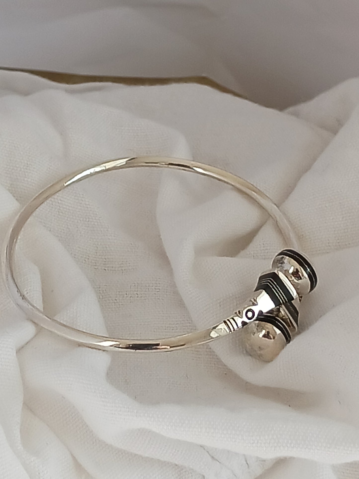 Bracelet en argent massif