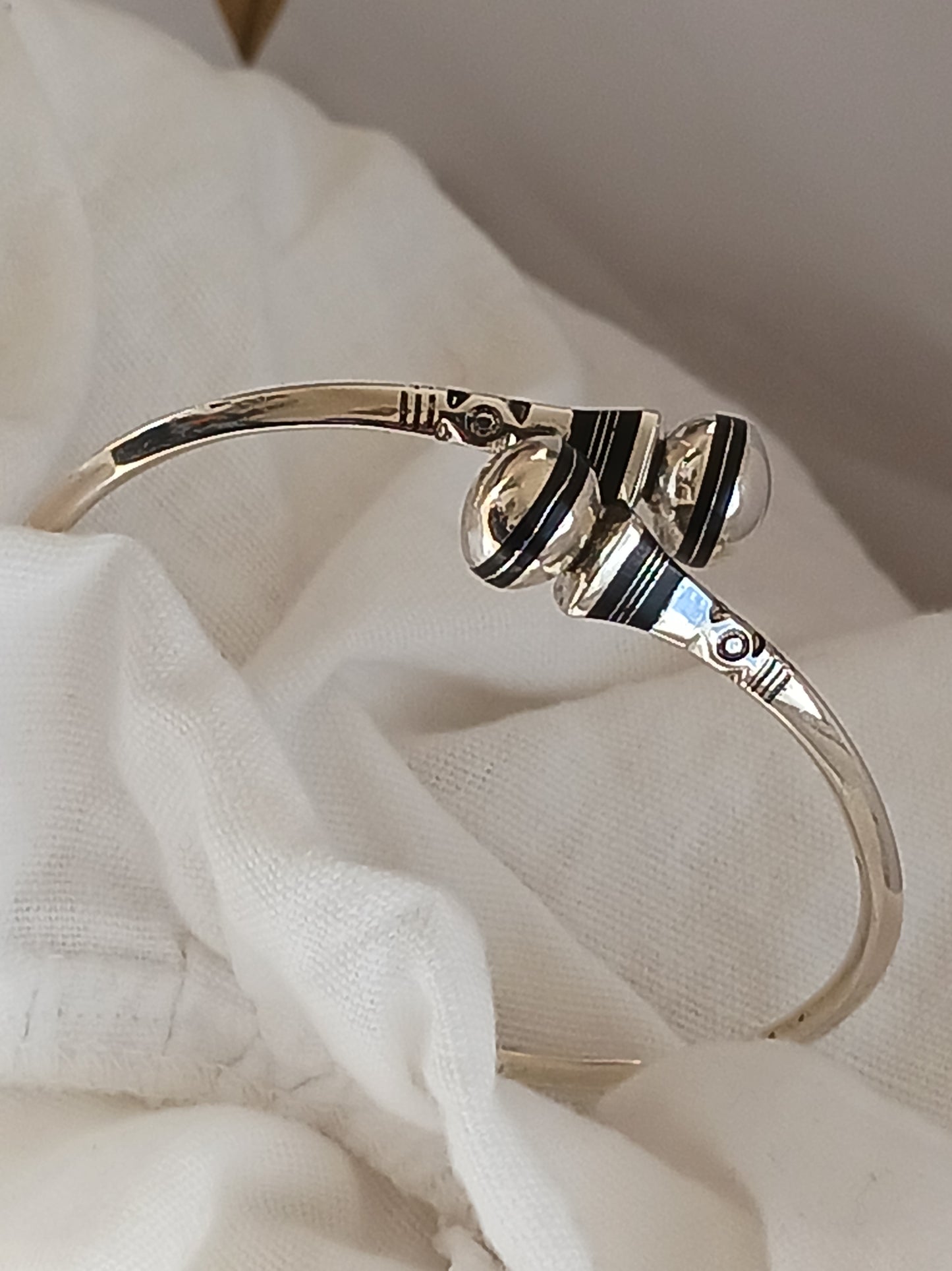 Bracelet en argent massif