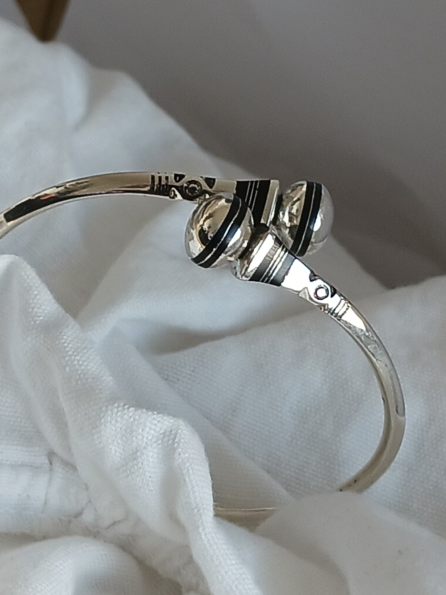 Bracelet en argent massif