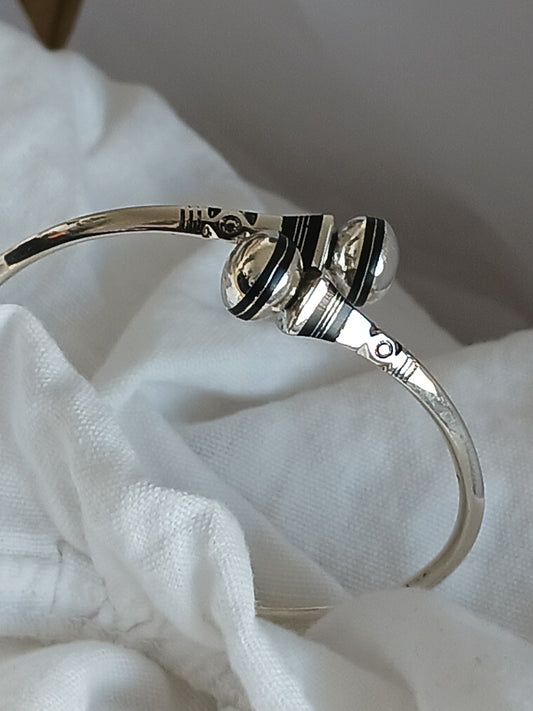 Bracelet en argent massif
