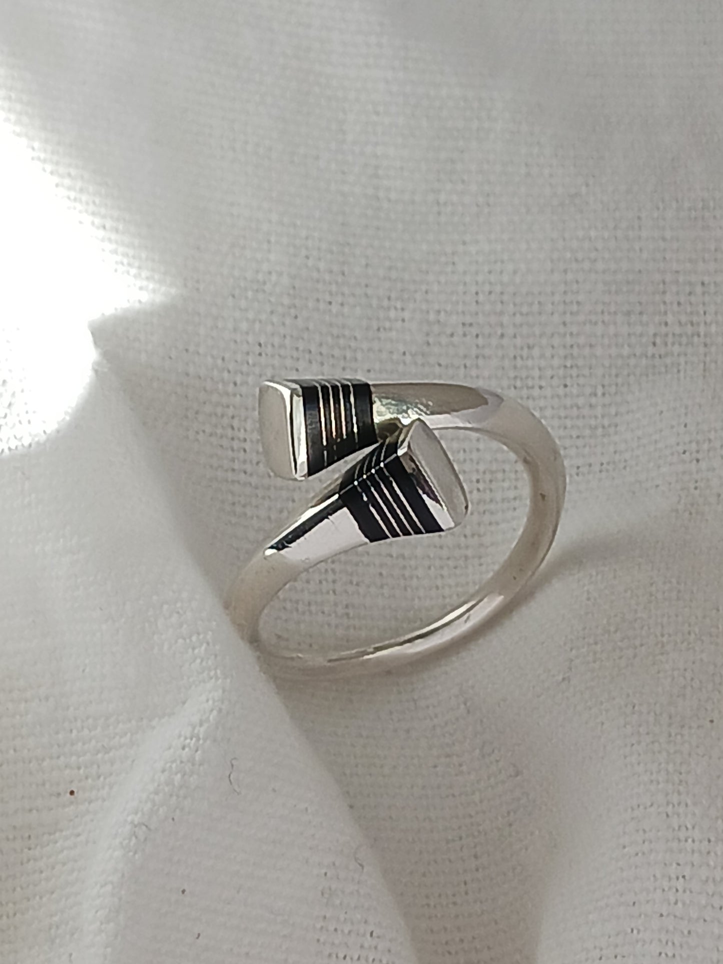 Bague touareg en argent massif