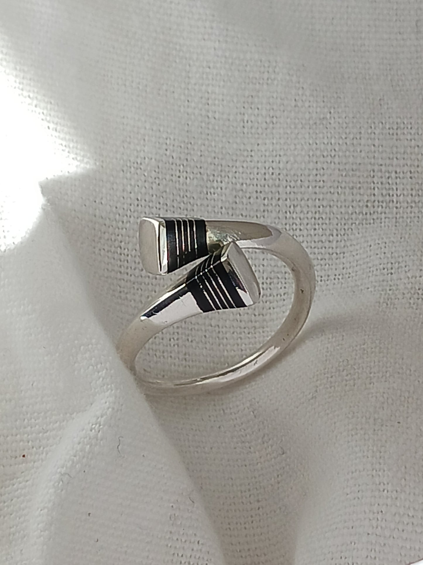 Bague touareg en argent massif