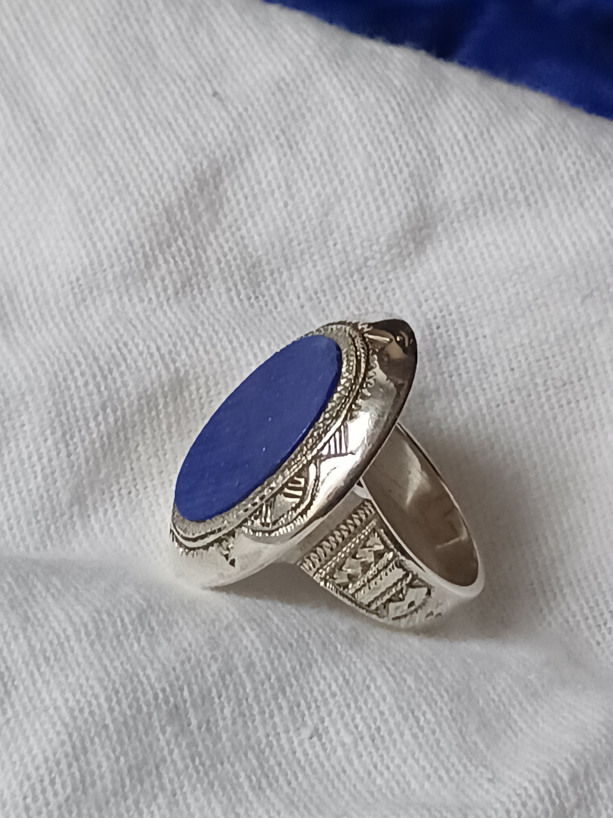 Bague touareg en argent massif